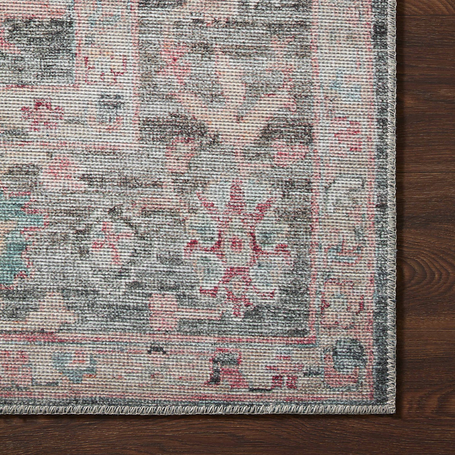 Loloi Elysium Graphite/Multi Power Loomed Rug