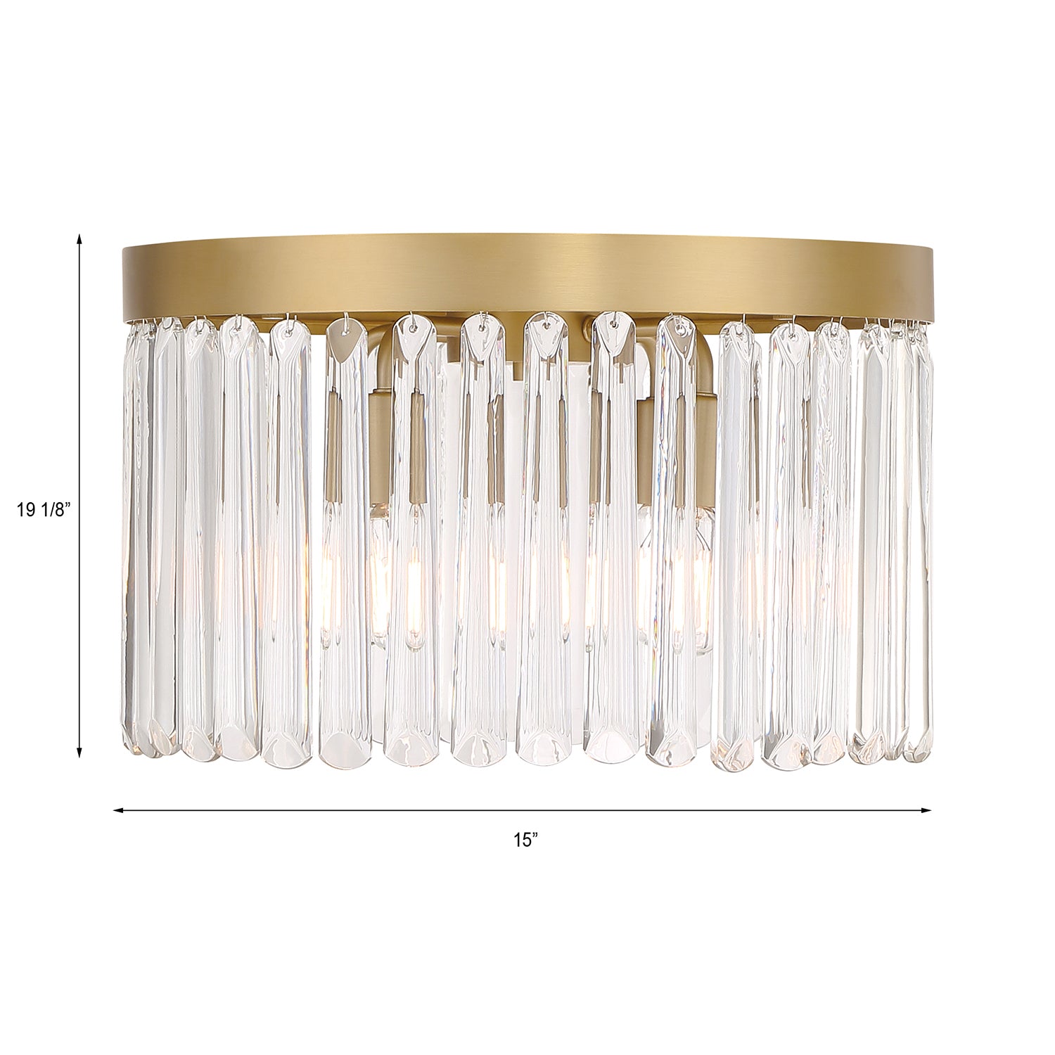 Crystorama Emory Flush Ceiling Mount