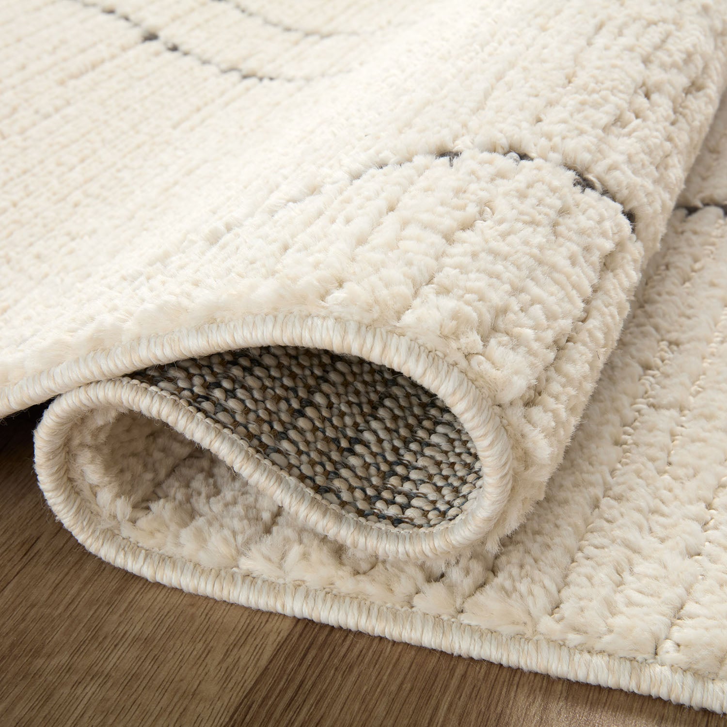 Loloi Fabian Ivory/Charcoal Power Loomed Rug