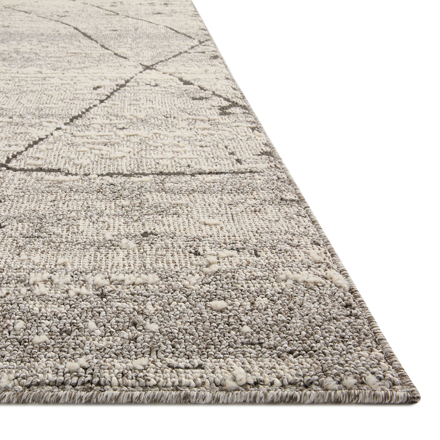 Loloi Fabian Gray/Charcoal Power Loomed Rug