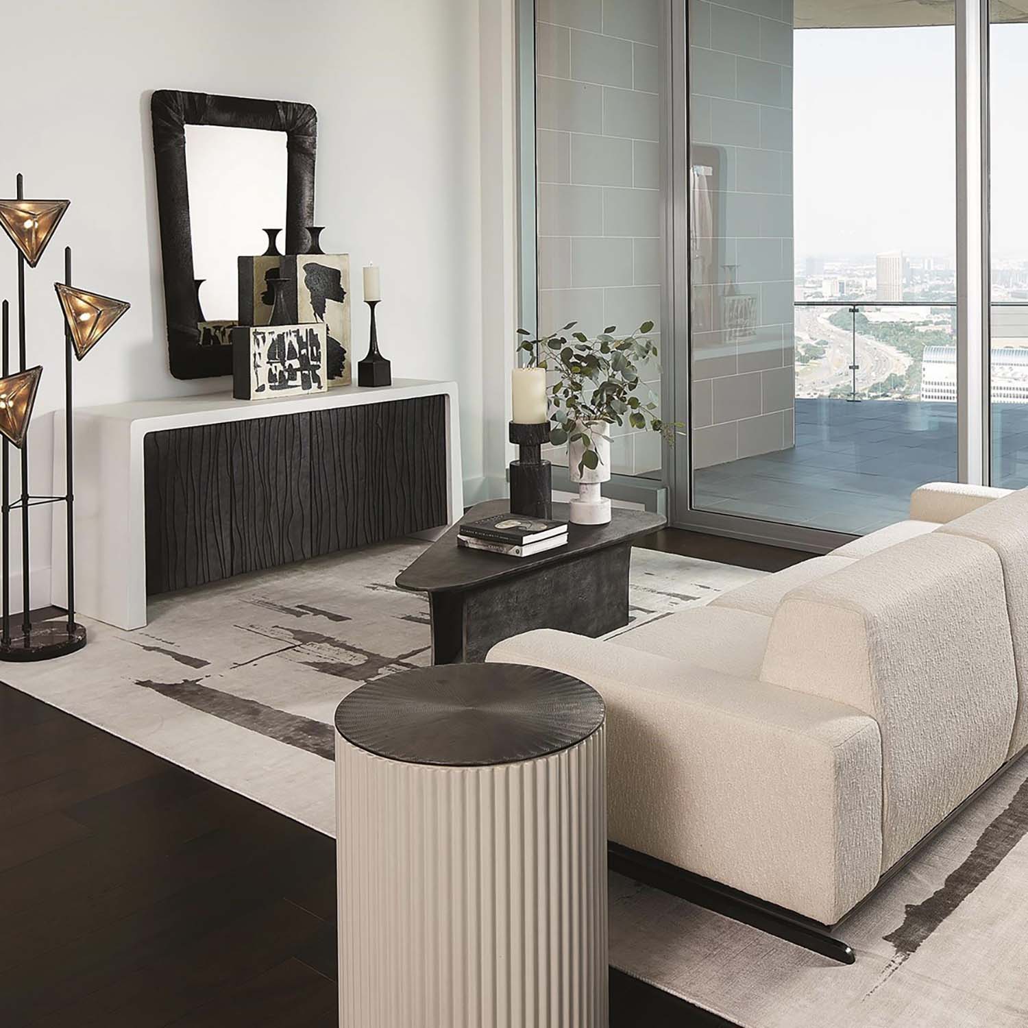 Global Views Camille Side Table