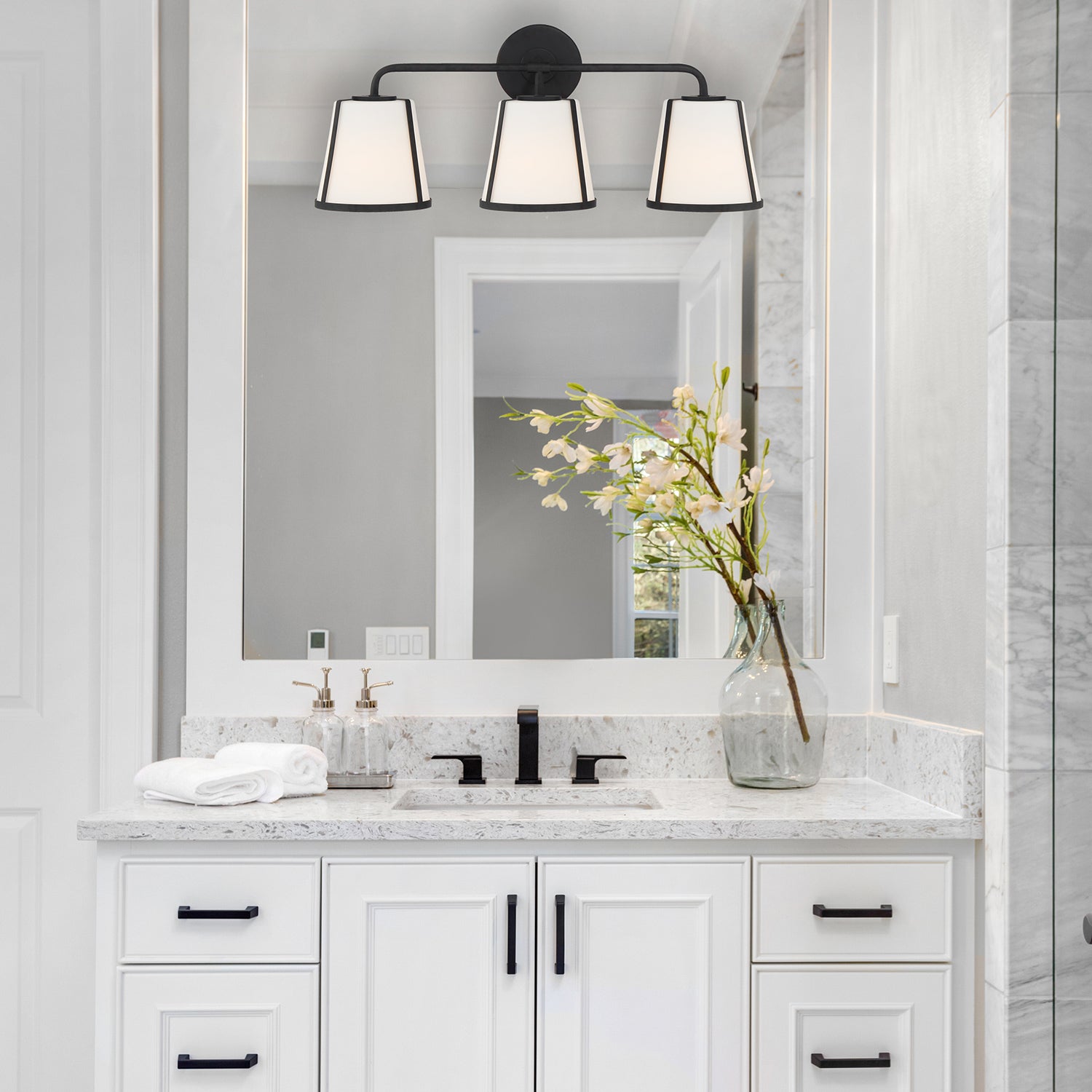 Crystorama Fulton 3-Light Bath Vanity Light