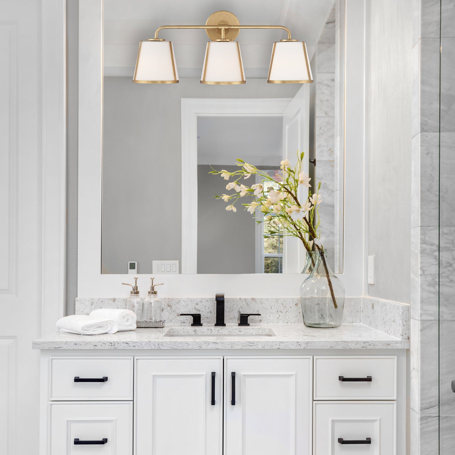 Crystorama Fulton 3-Light Bath Vanity Light
