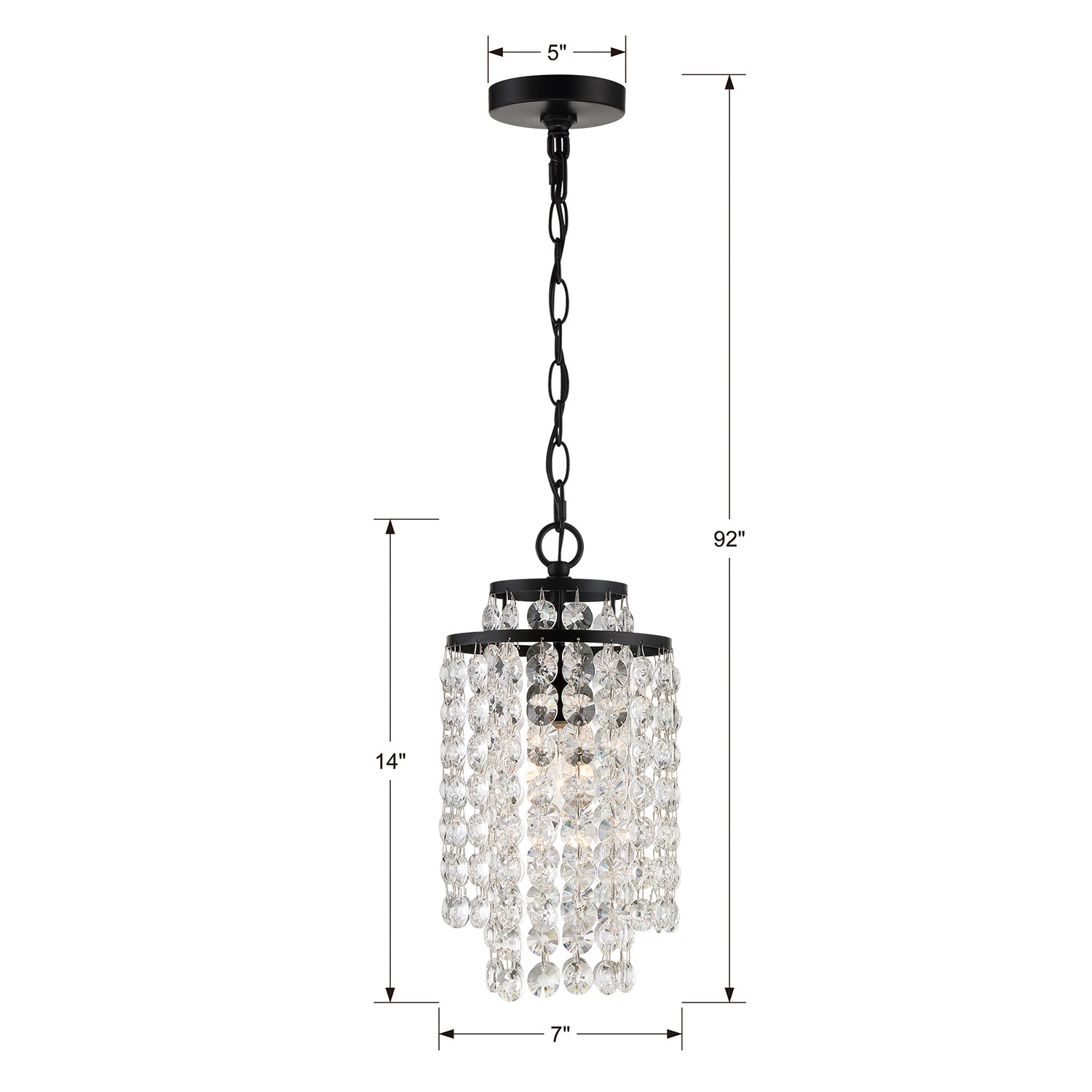Crystorama Gabrielle Mini Chandelier
