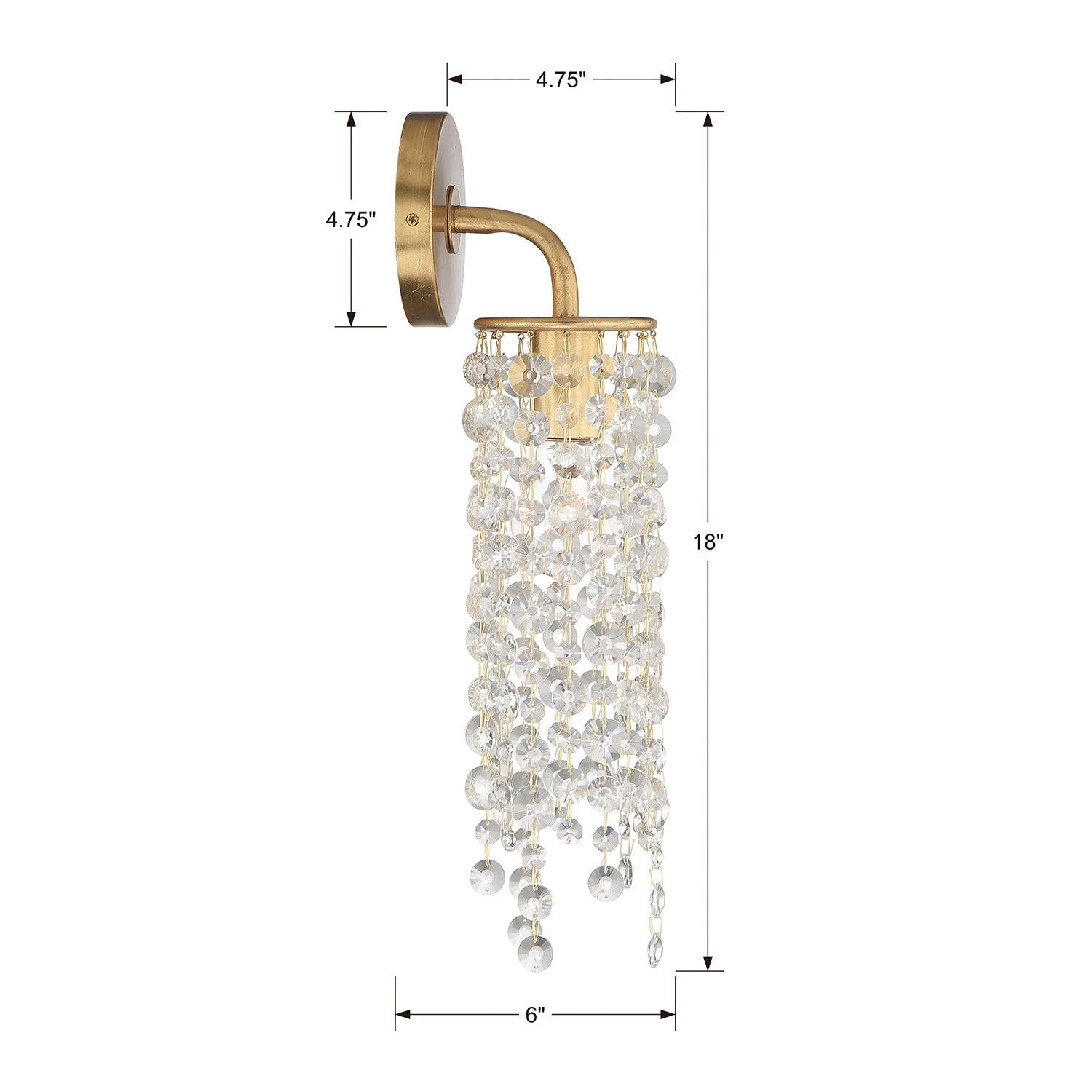 Crystorama Gabrielle Wall Sconce
