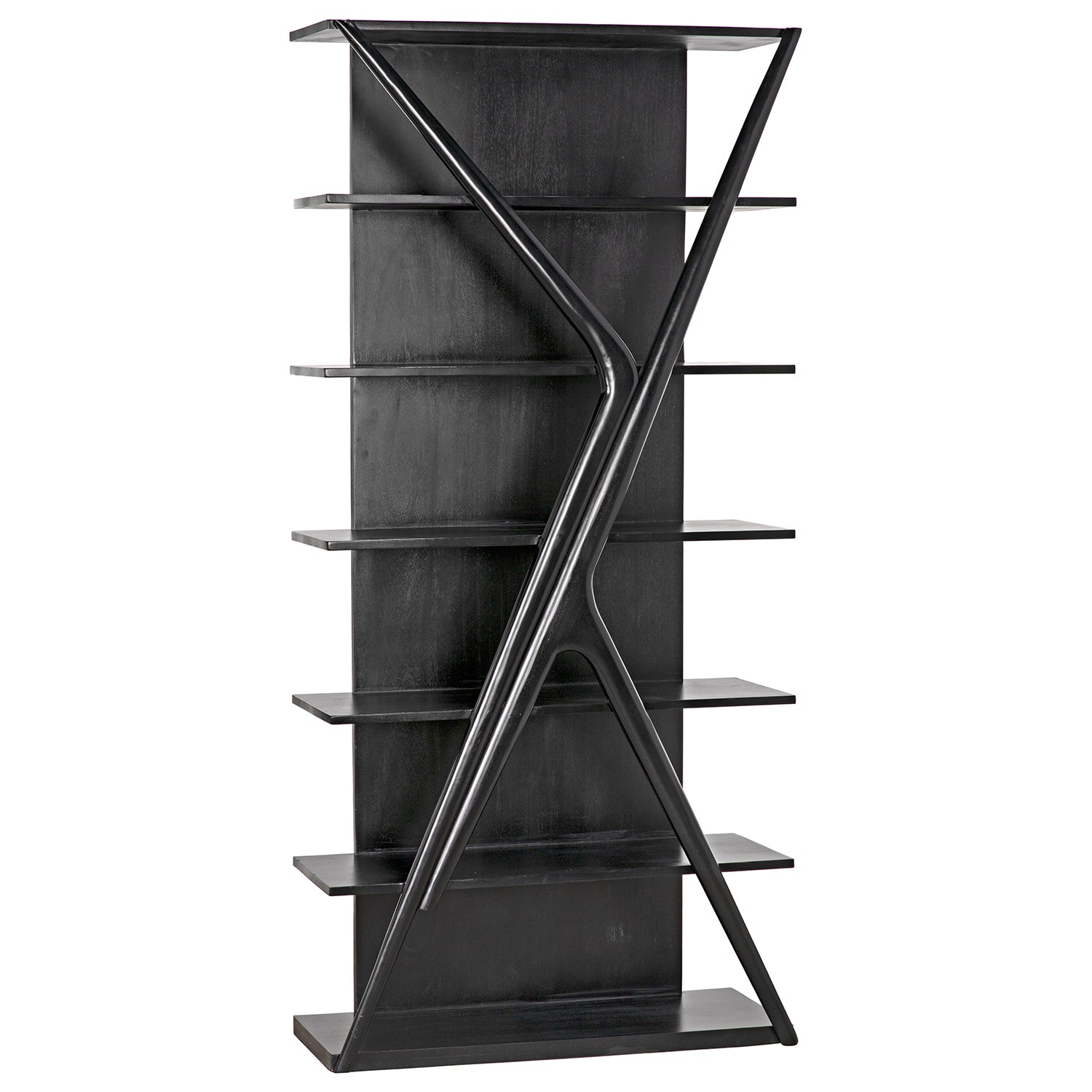 Noir Vetra Bookcase