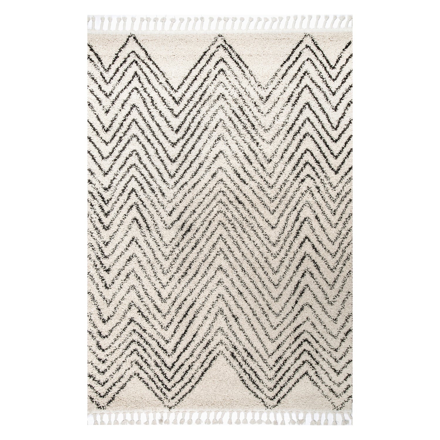 Rye Chevron Machine Made Rug