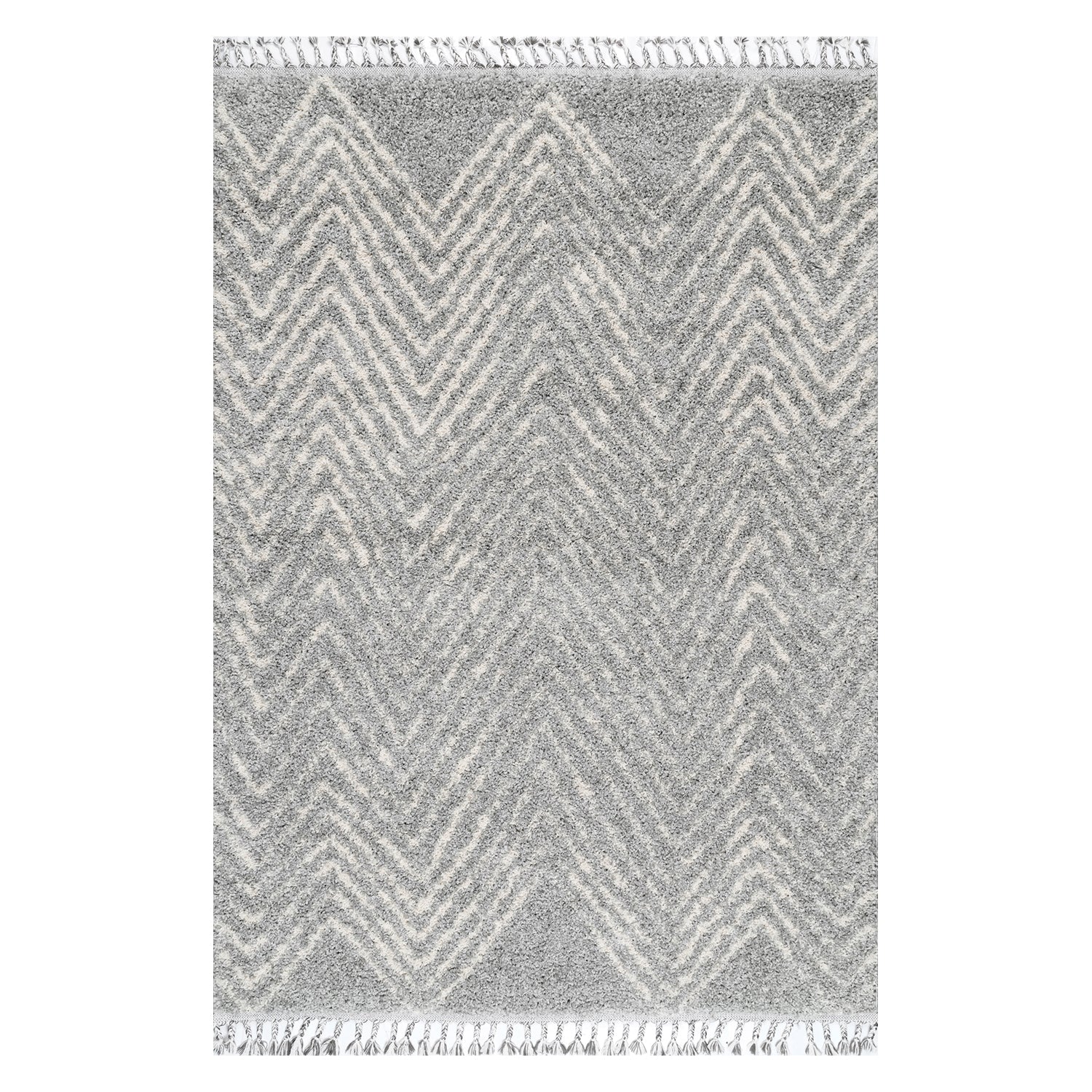 Rye Chevron Machine Made Rug
