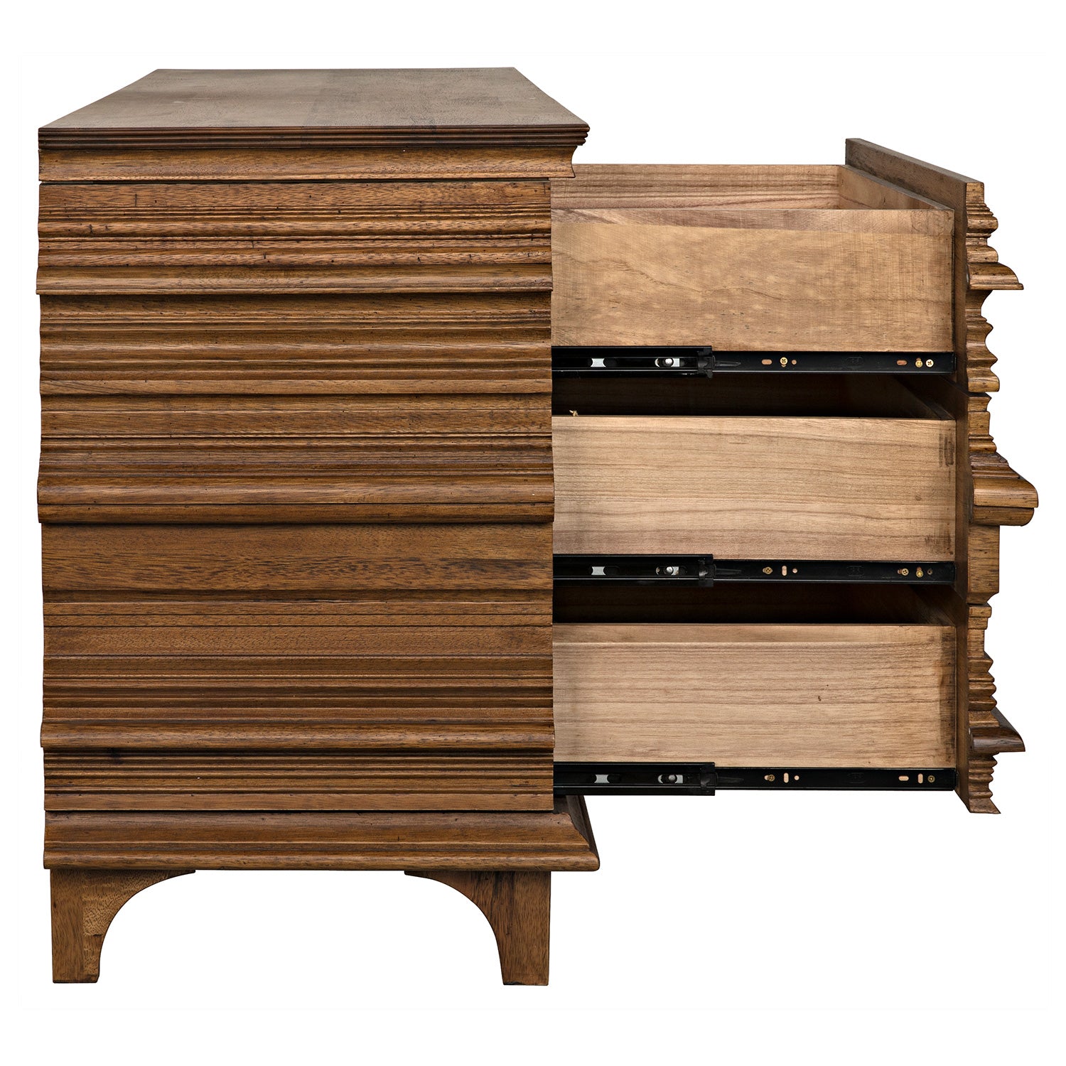 Noir Bernard 6 Drawer Dresser