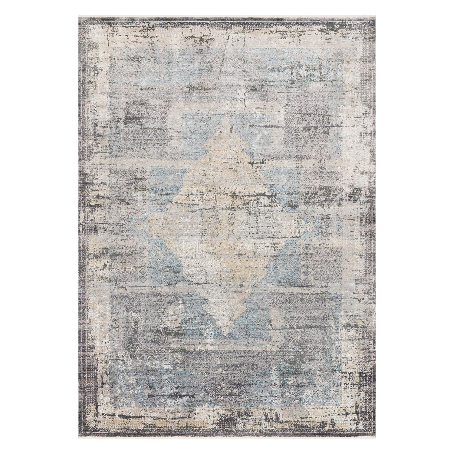 Loloi Gemma Charcoal Power Loomed Rug