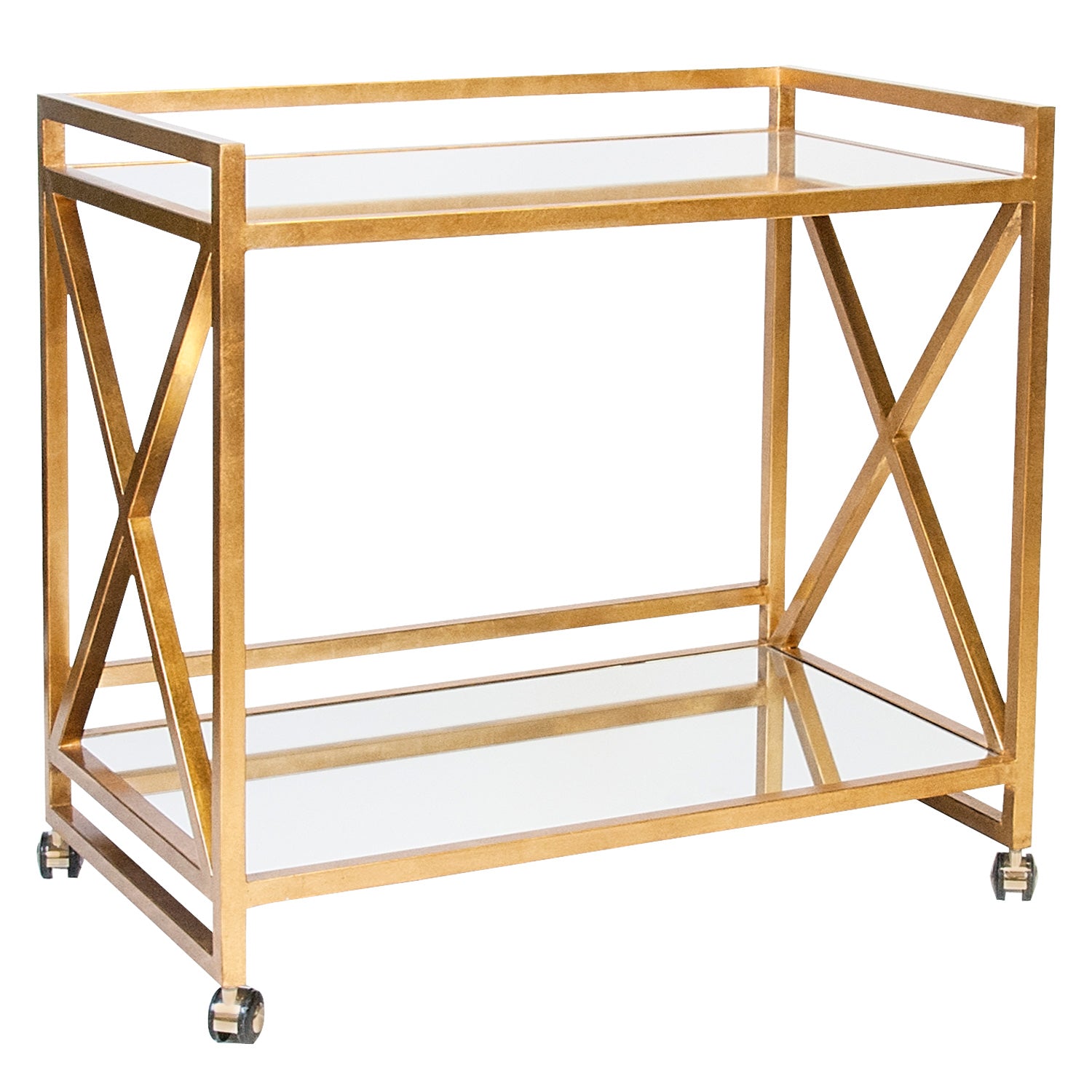 Worlds Away Gerard Bar Cart - Final Sale