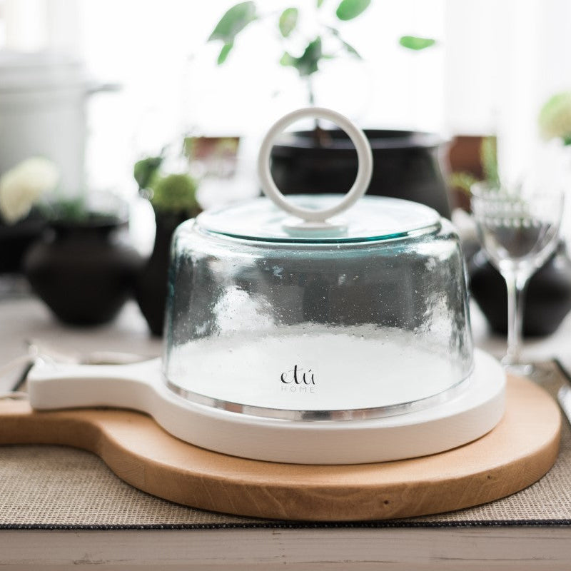 Etu Home Bianca Glass Dome - Final Sale