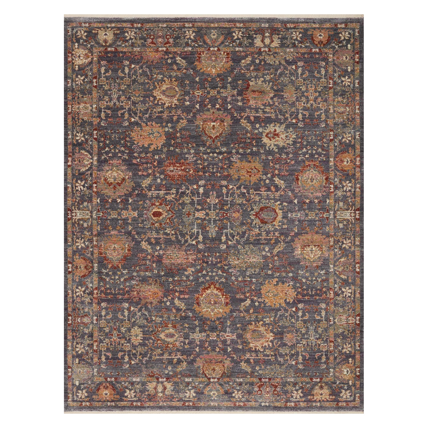 Loloi Giada Gray/Multi Power Loomed Rug
