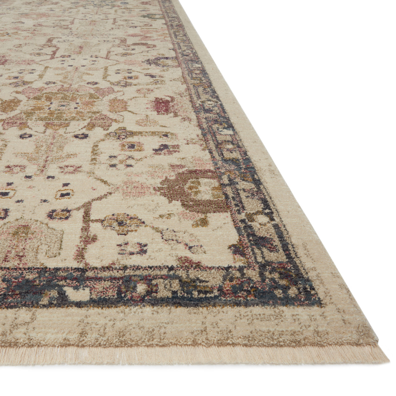 Loloi Giada Ivory/Multi Power Loomed Rug