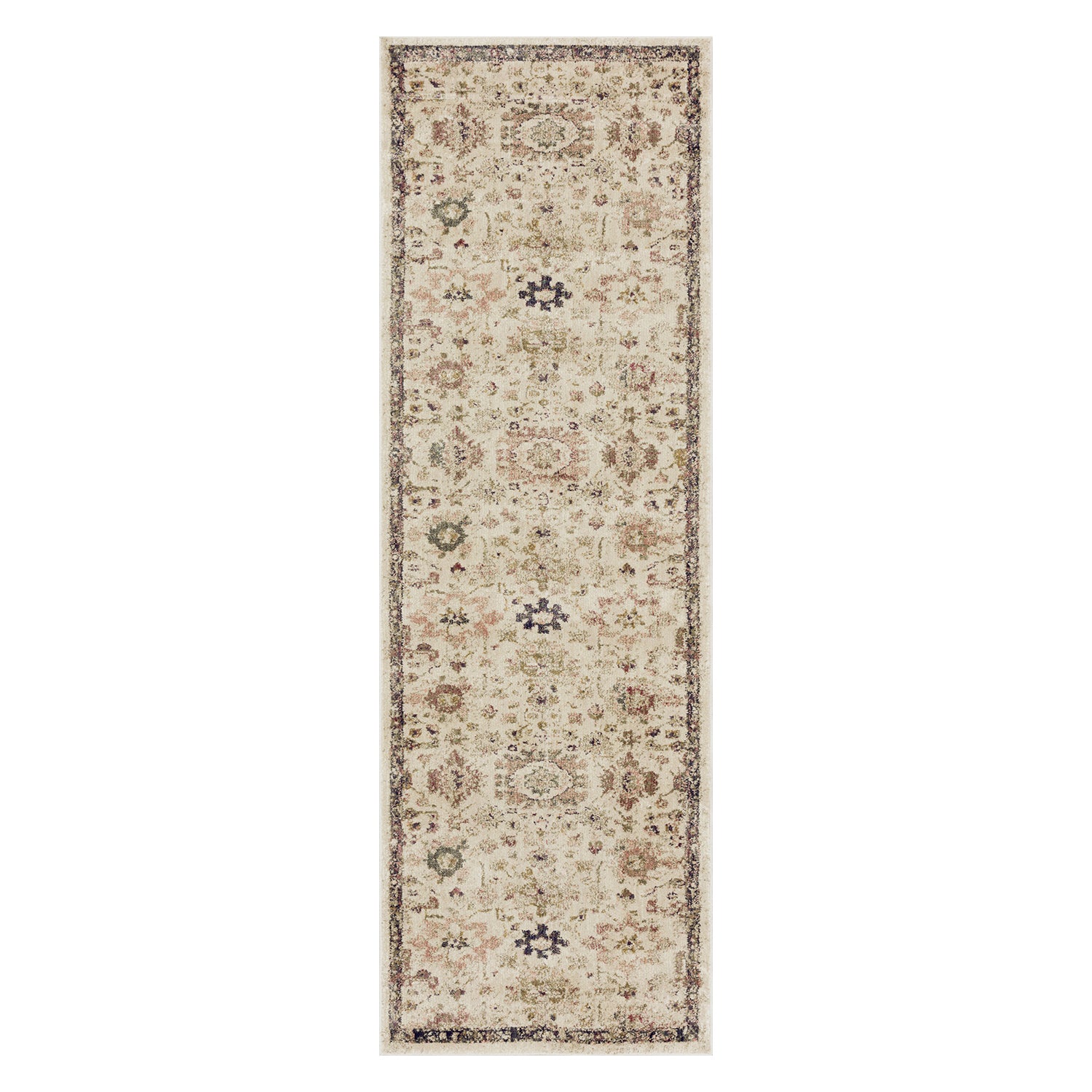 Loloi Giada Ivory/Multi Power Loomed Rug