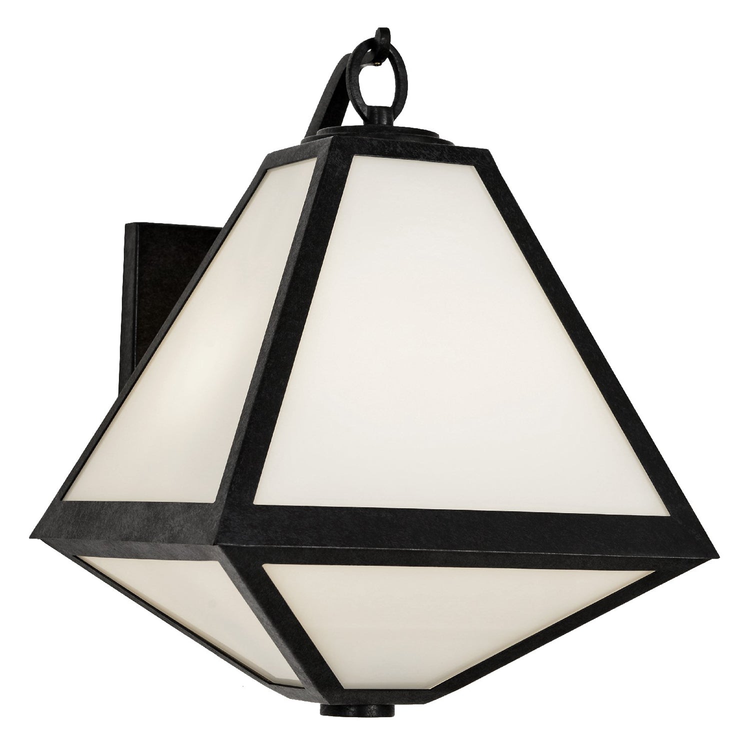 Brian Patrick Flynn For Crystorama Glacier White Glass 1-Light Outdoor Wall Sconce