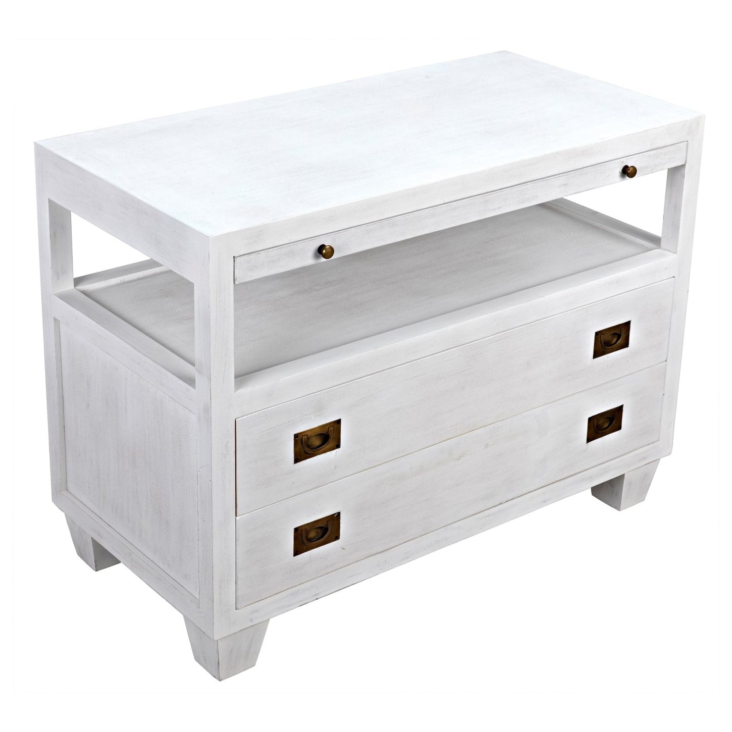 Noir 2 Drawer Side Table