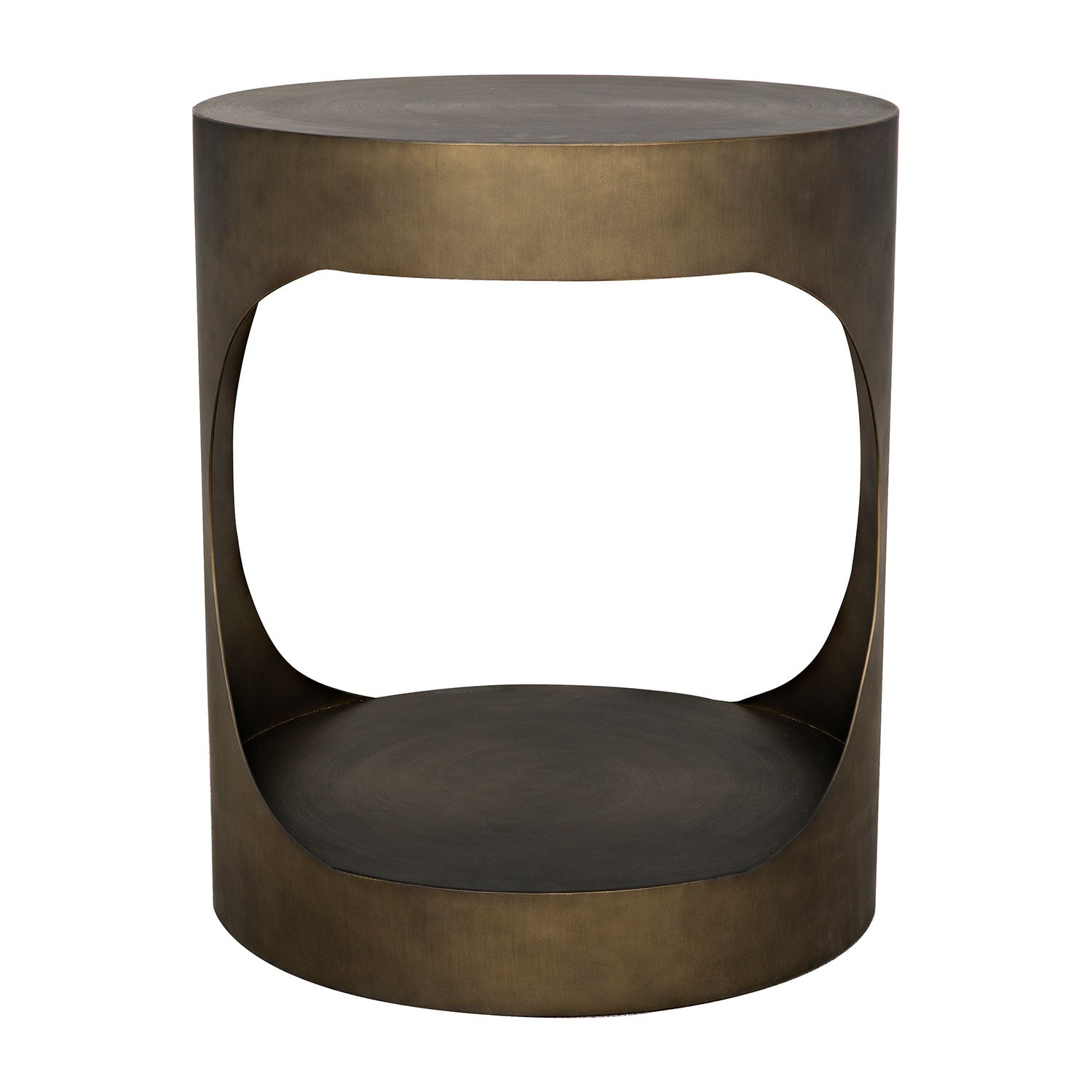 Noir Eclipse Round Side Table