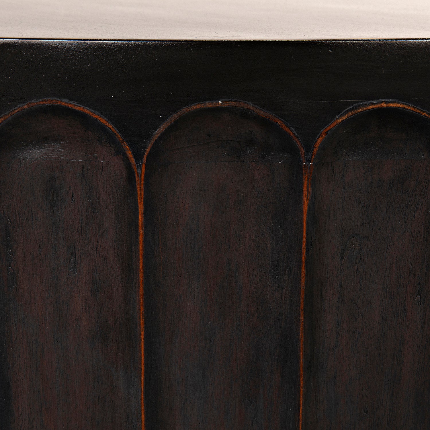 Noir Fluted Side Table