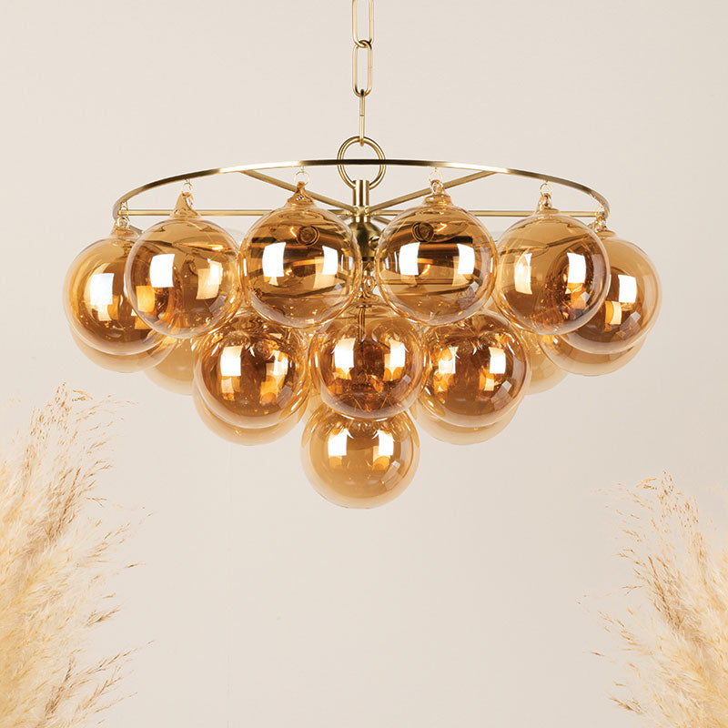 Megan Molten x Mitzi Mimi Brass Chandelier