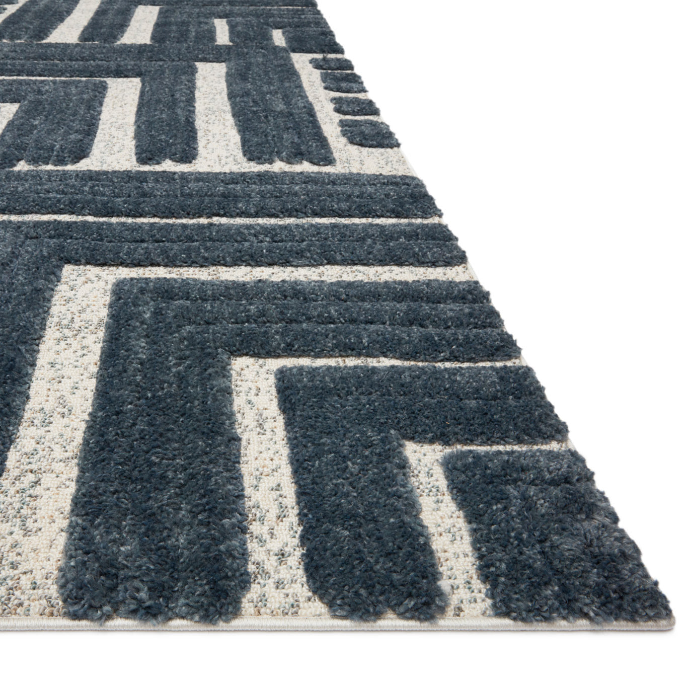 Loloi Hagen Blue/White Power Loomed Rug
