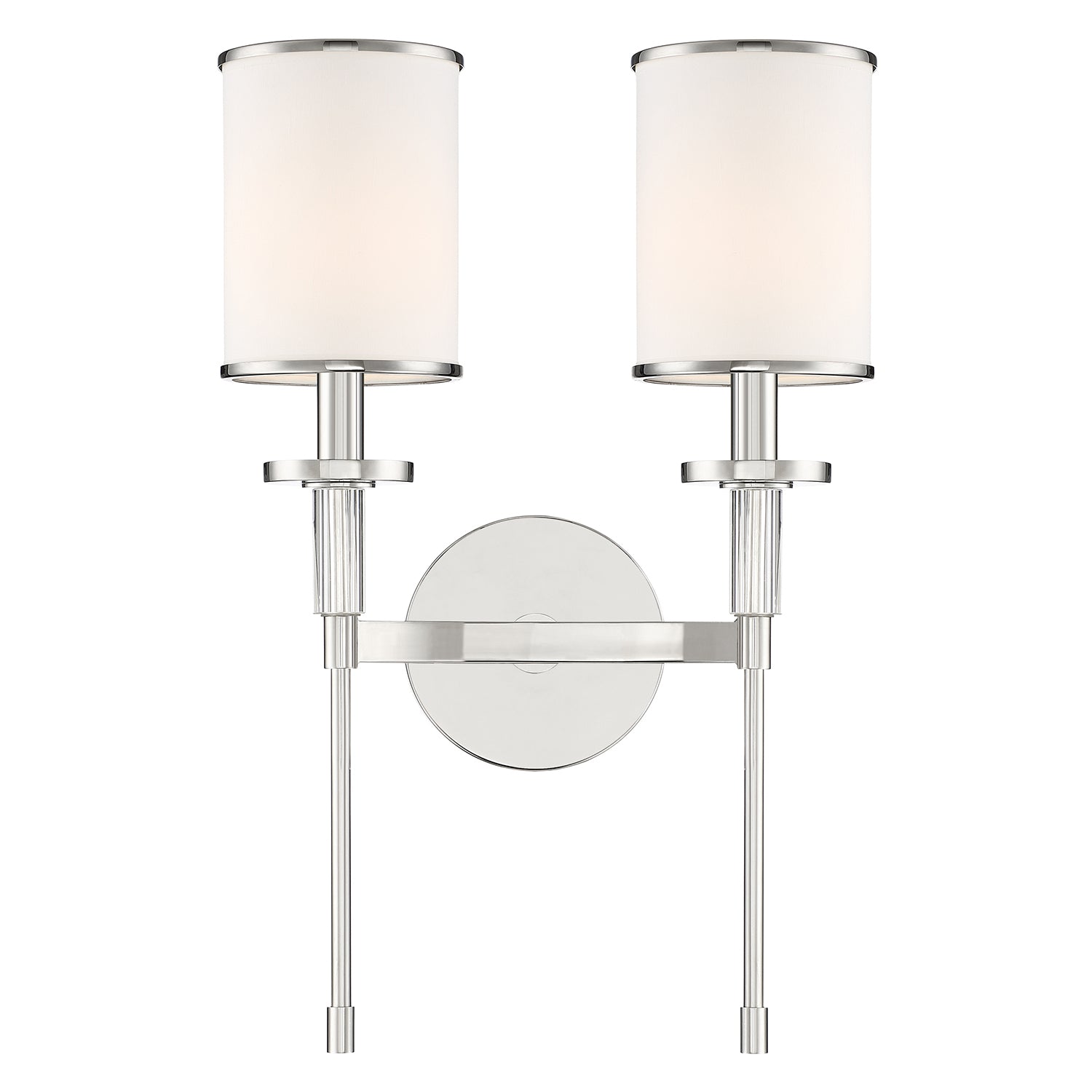 Crystorama Hatfield 2-Light Wall Sconce