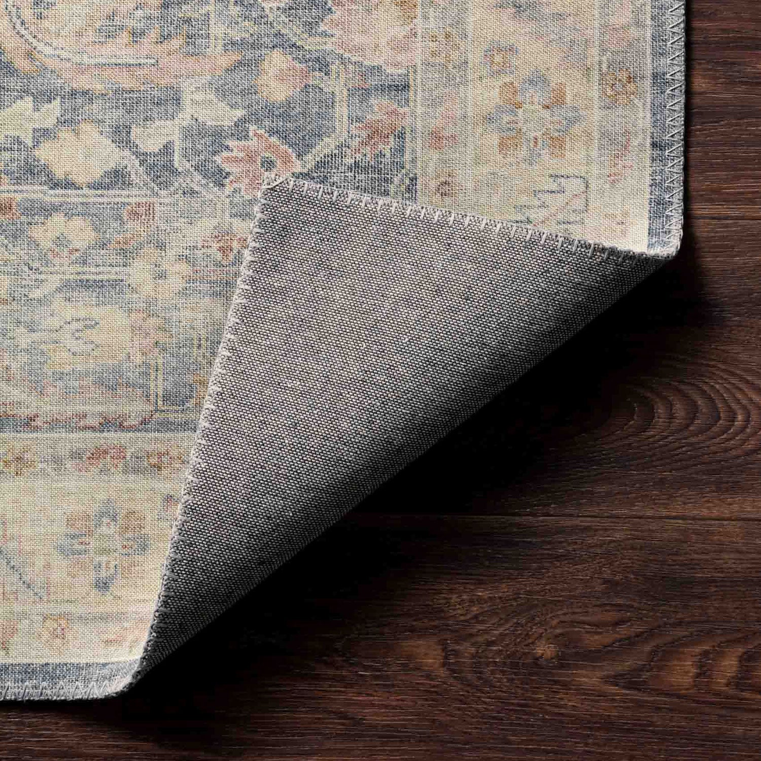 Loloi Hathaway Denim/Multi Power Loomed Rug