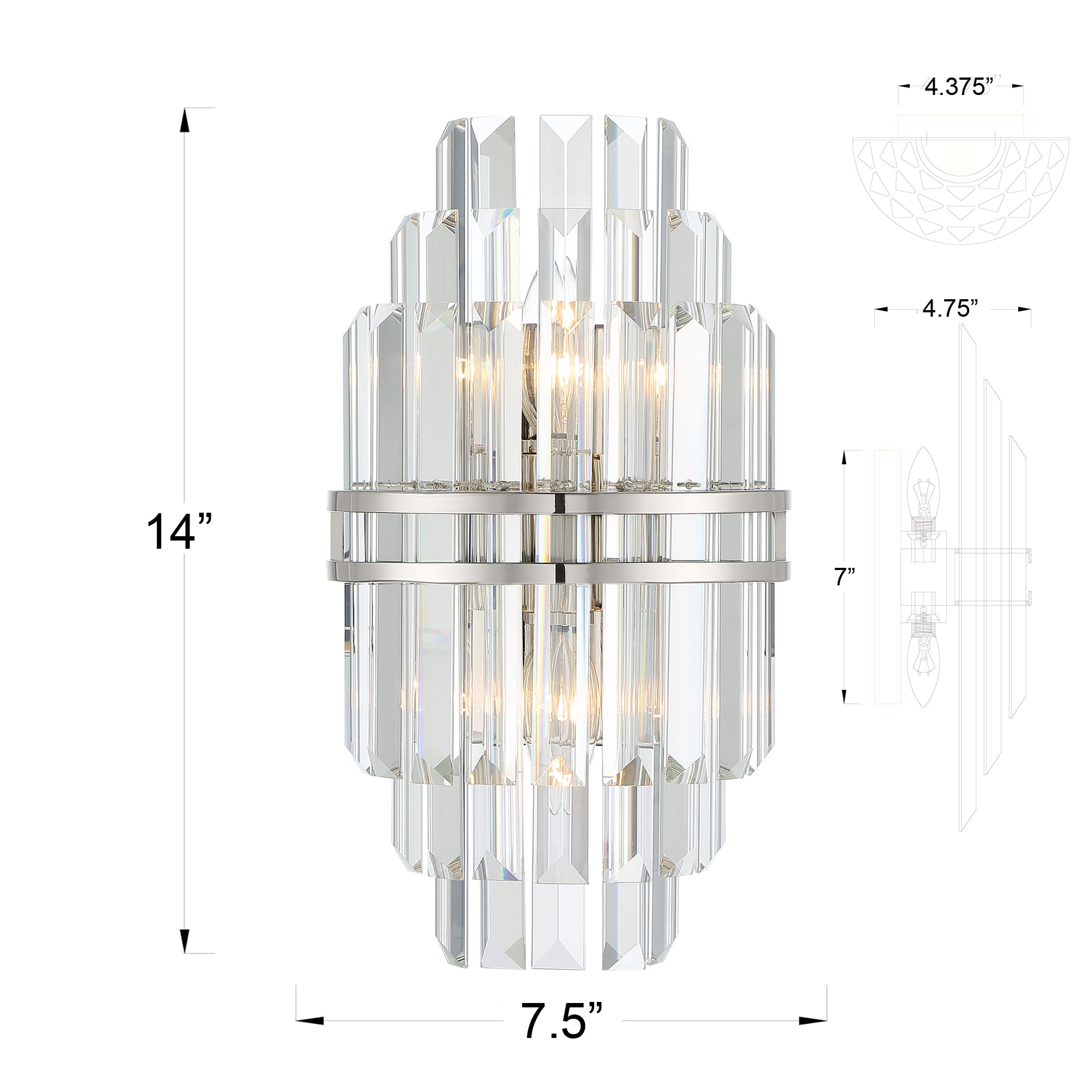 Crystorama Hayes Wall Sconce
