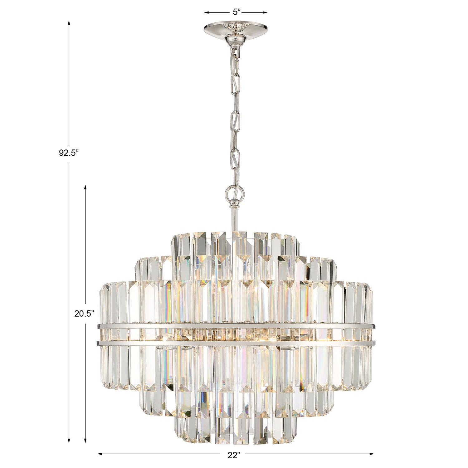 Crystorama Hayes 12-Light Chandelier