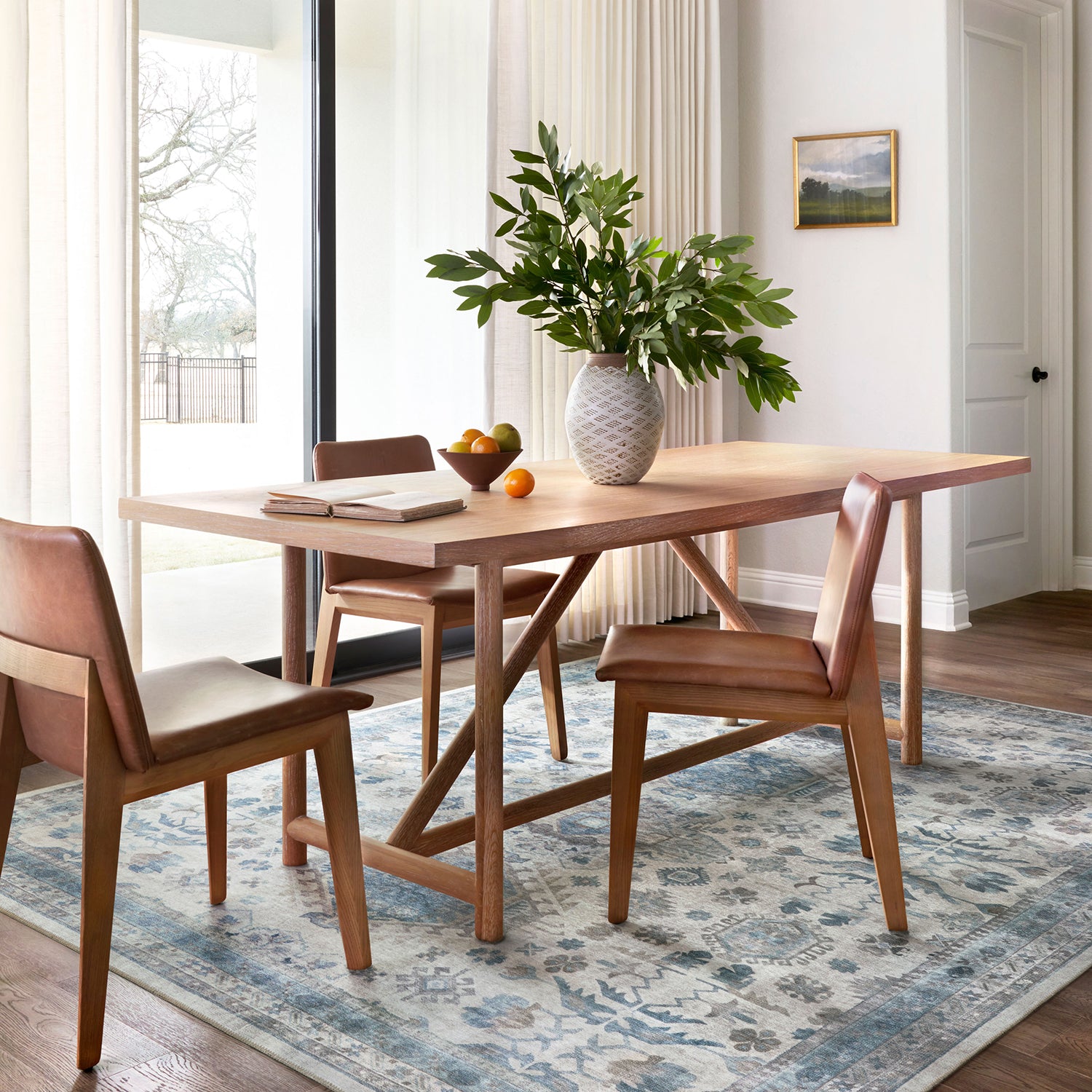 Loloi Heidi Ivory/Ocean Power Loomed Rug