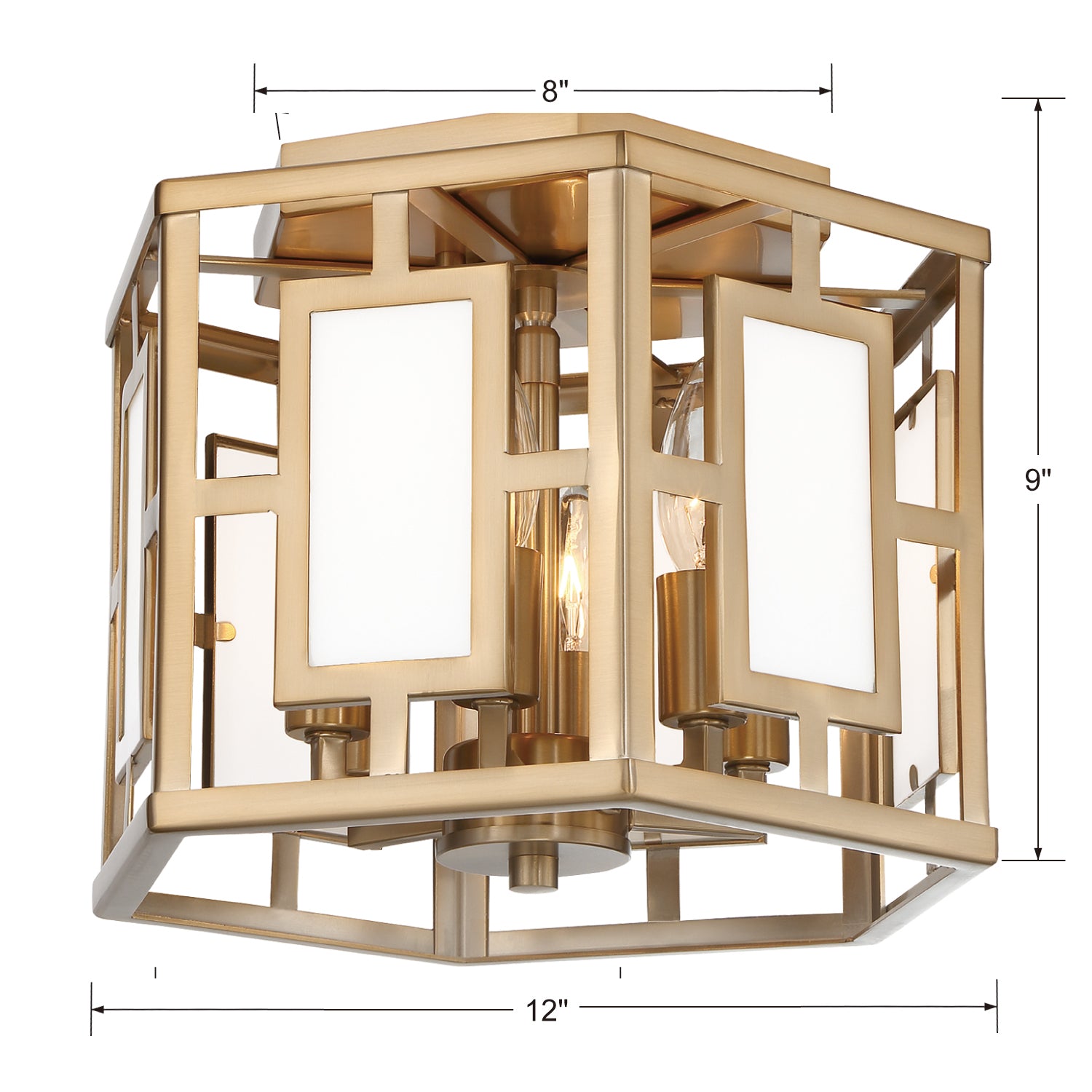 Libby Langdon for Crystorama Hillcrest Flush Ceiling Mount