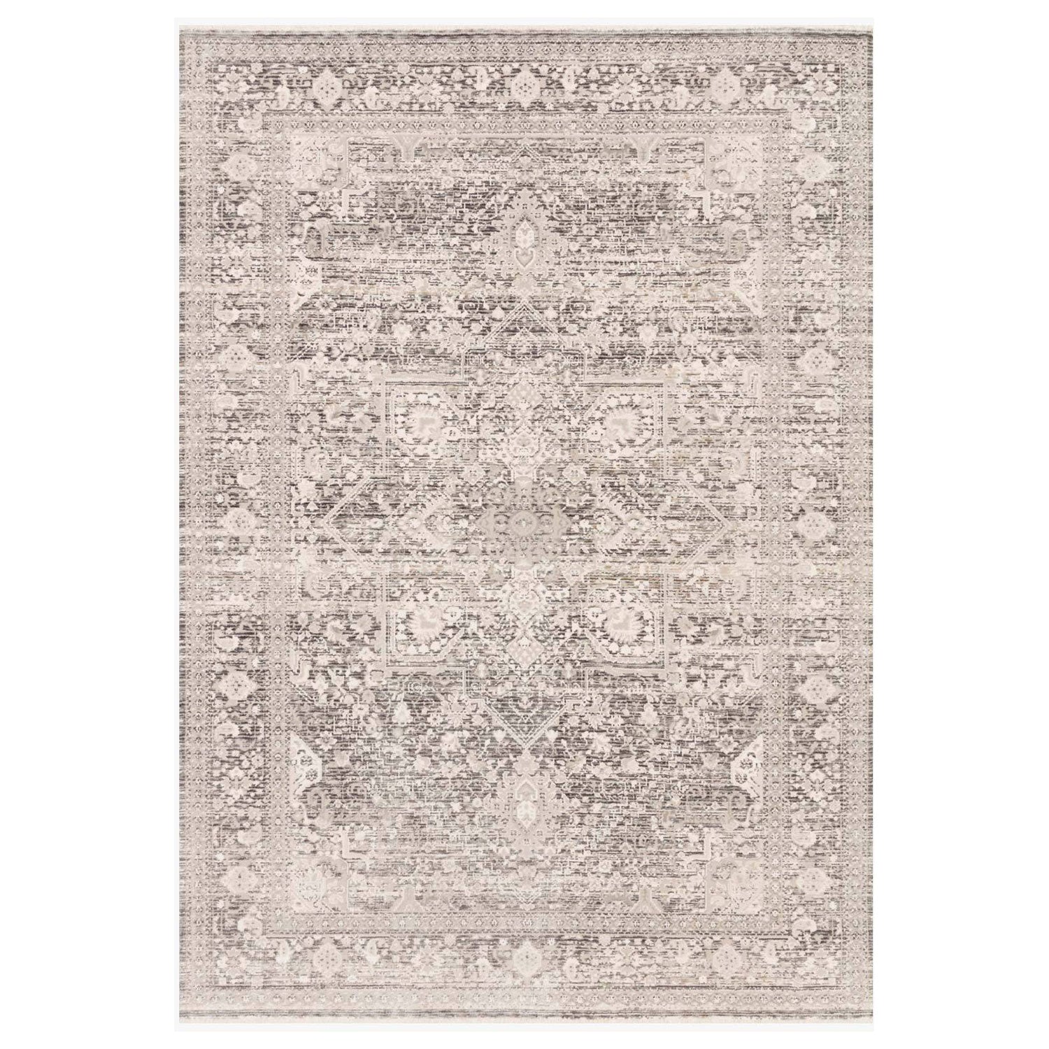 Loloi Homage Ivory/Gray Power Loomed Rug