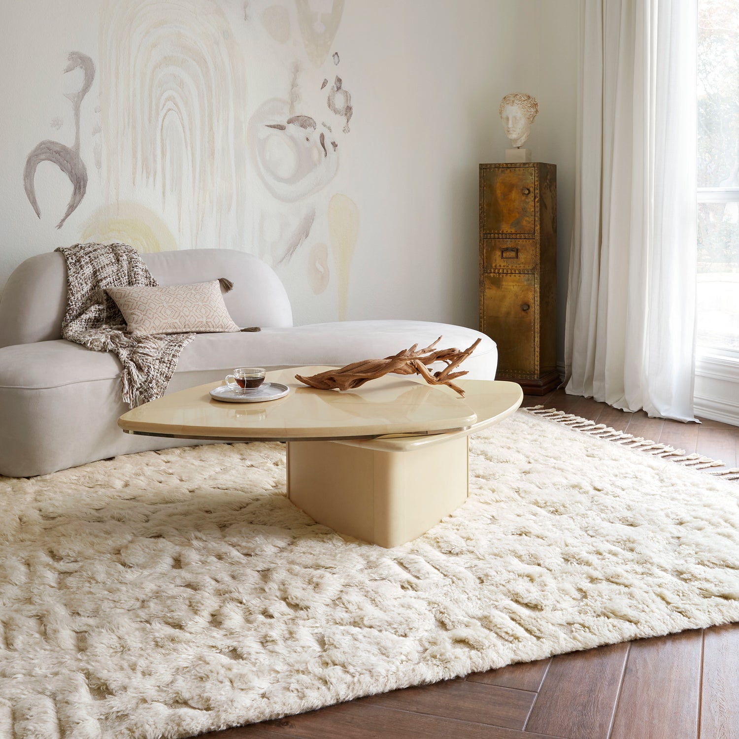 Loloi Hygge Oatmeal/Ivory Hand Loomed Rug