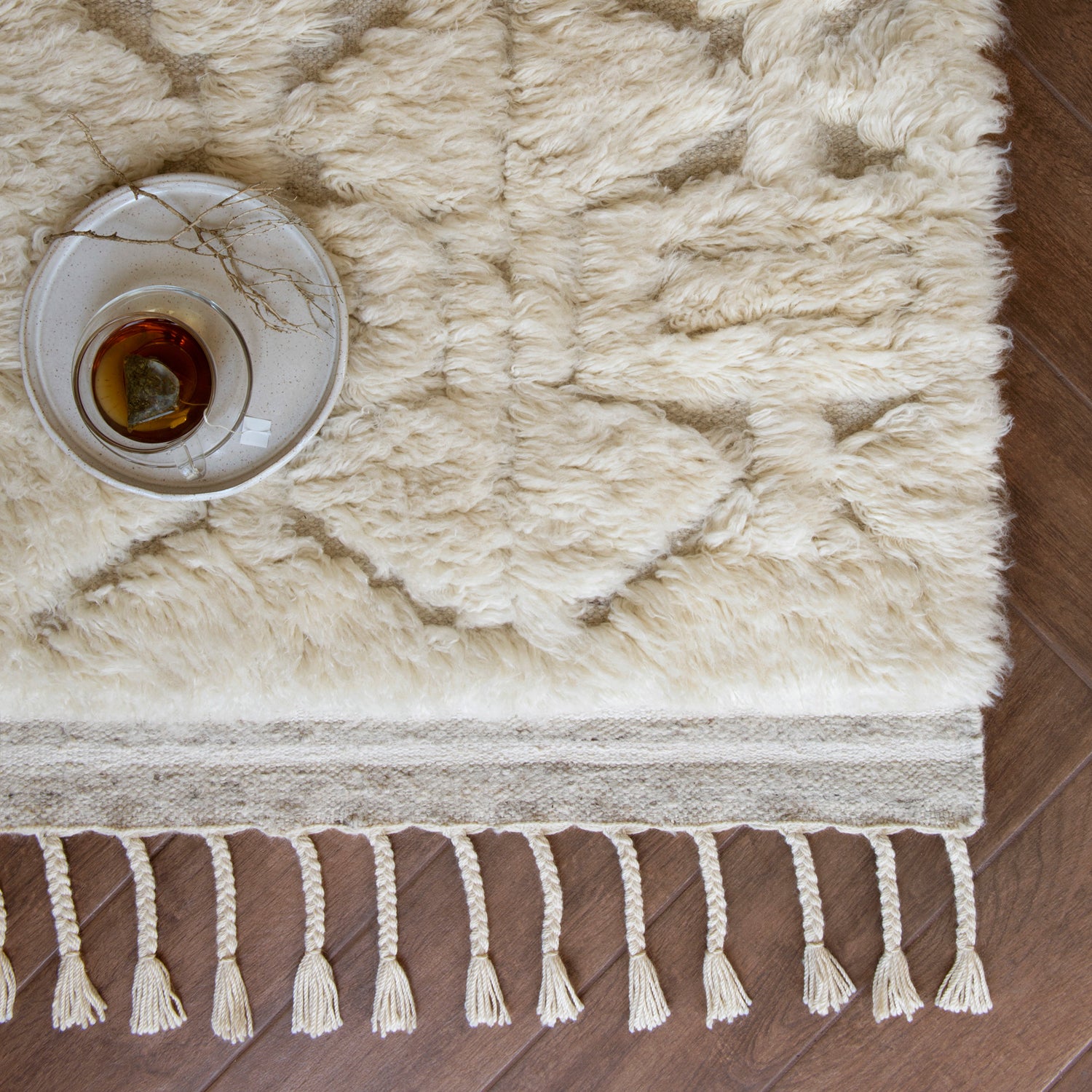 Loloi Hygge Oatmeal/Ivory Hand Loomed Rug