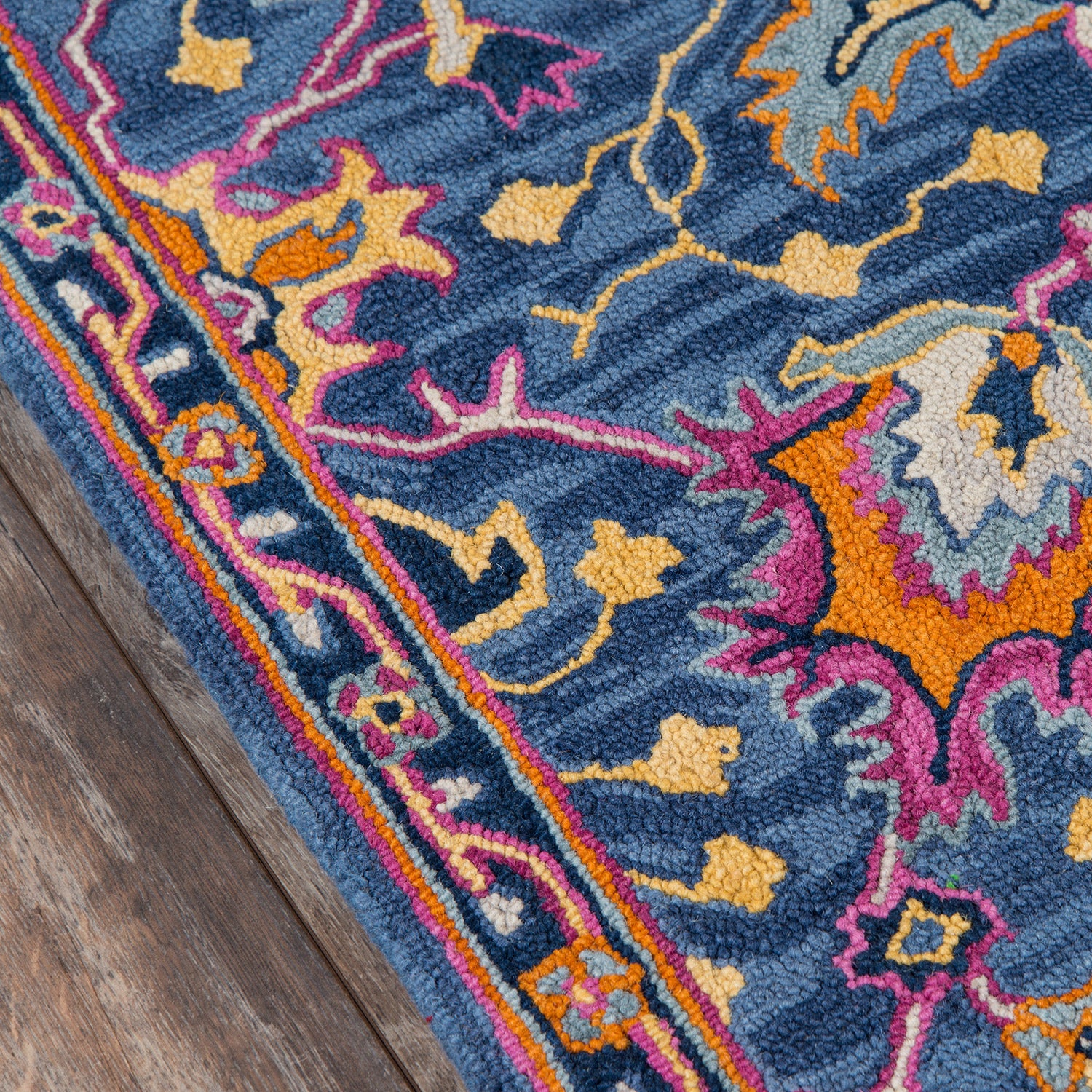 Kadin Scroll Hand Tufted Rug