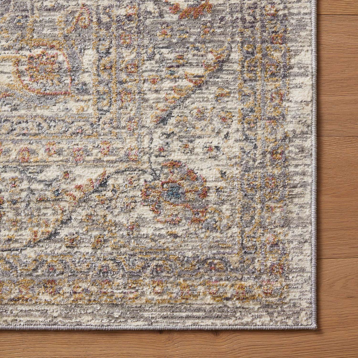 Loloi Indra Stone/Multi Power Loomed Rug