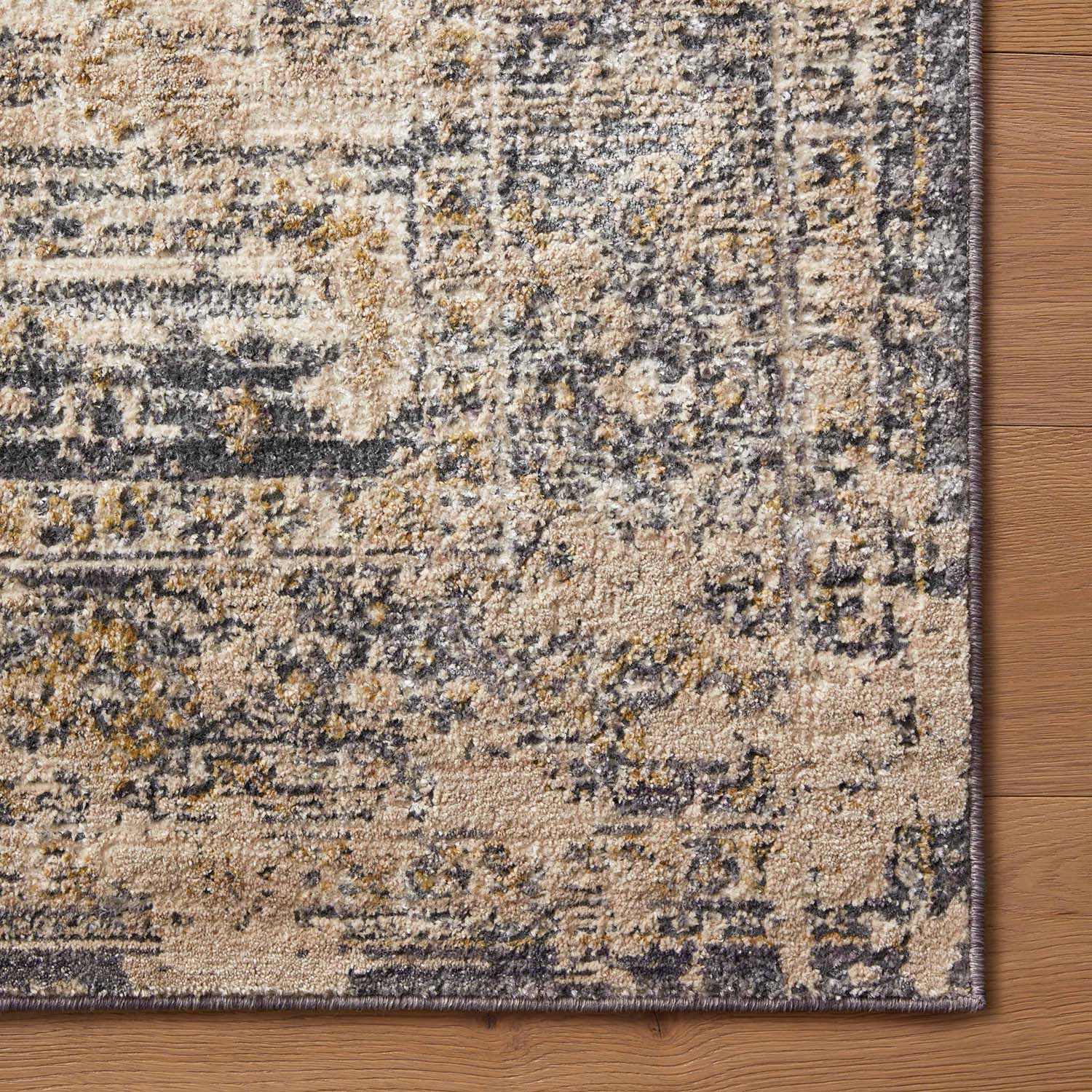 Loloi Indra Charcoal/Natural Power Loomed Rug