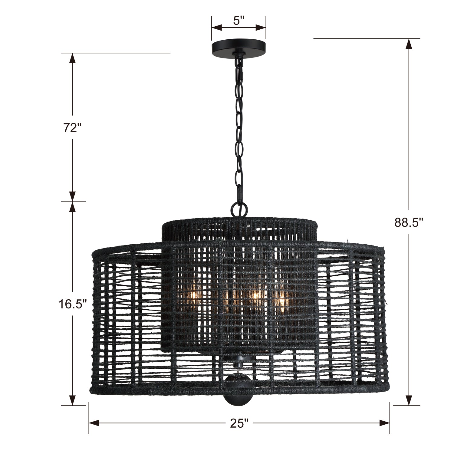 Crystorama Jayna 4-Lght Chandelier