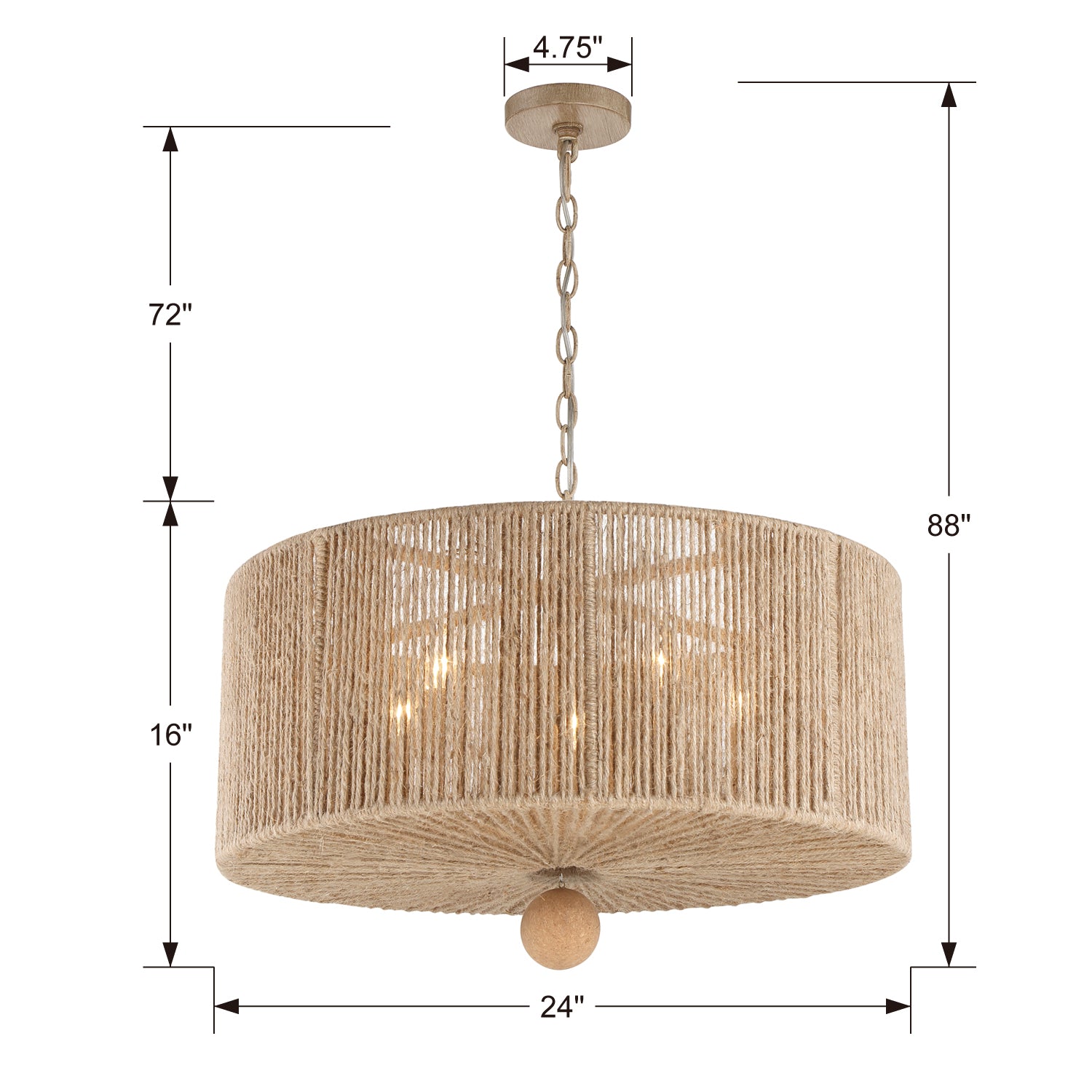 Crystorama Jessa Pendant