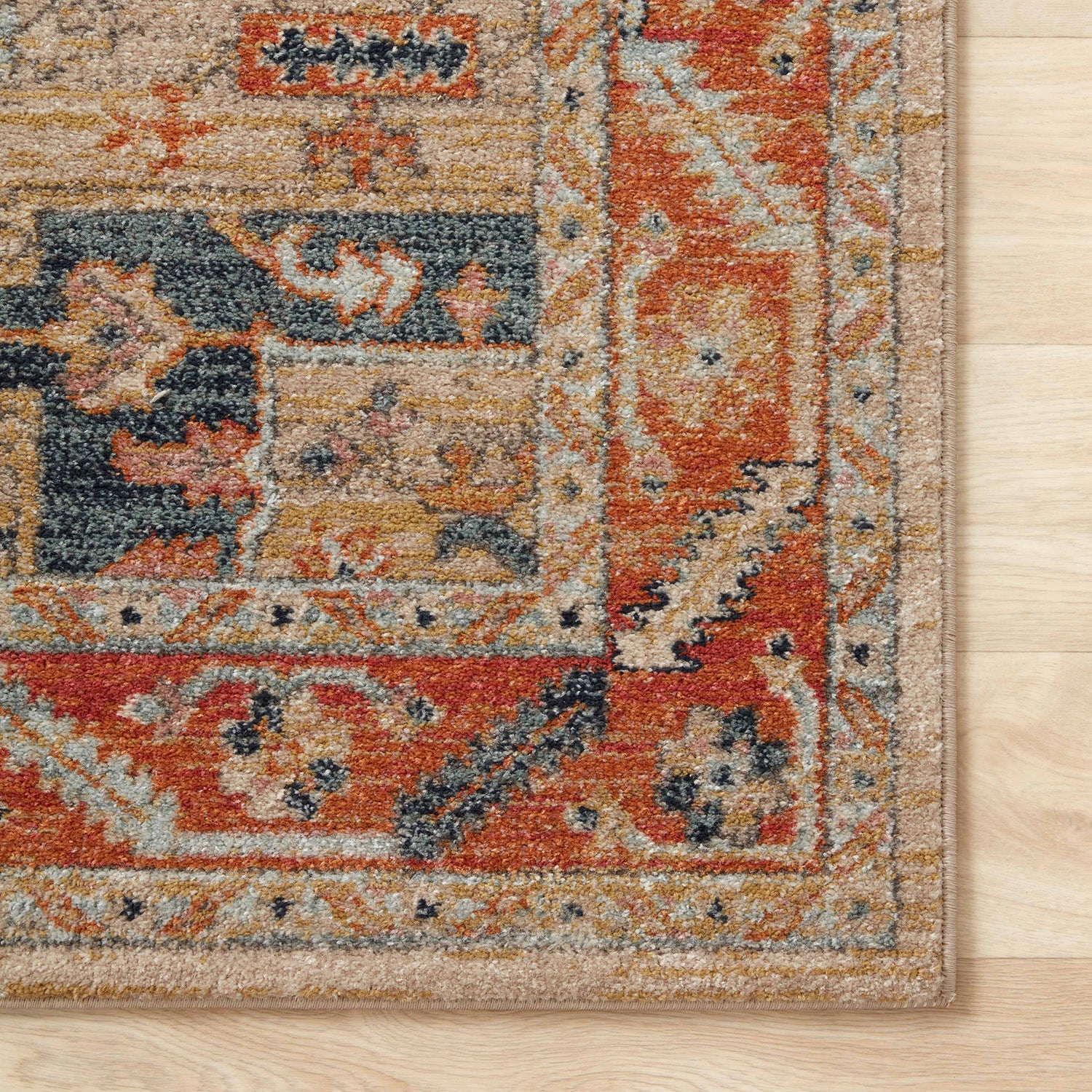 Loloi Jocelyn Sand/Multi Power Loomed Rug