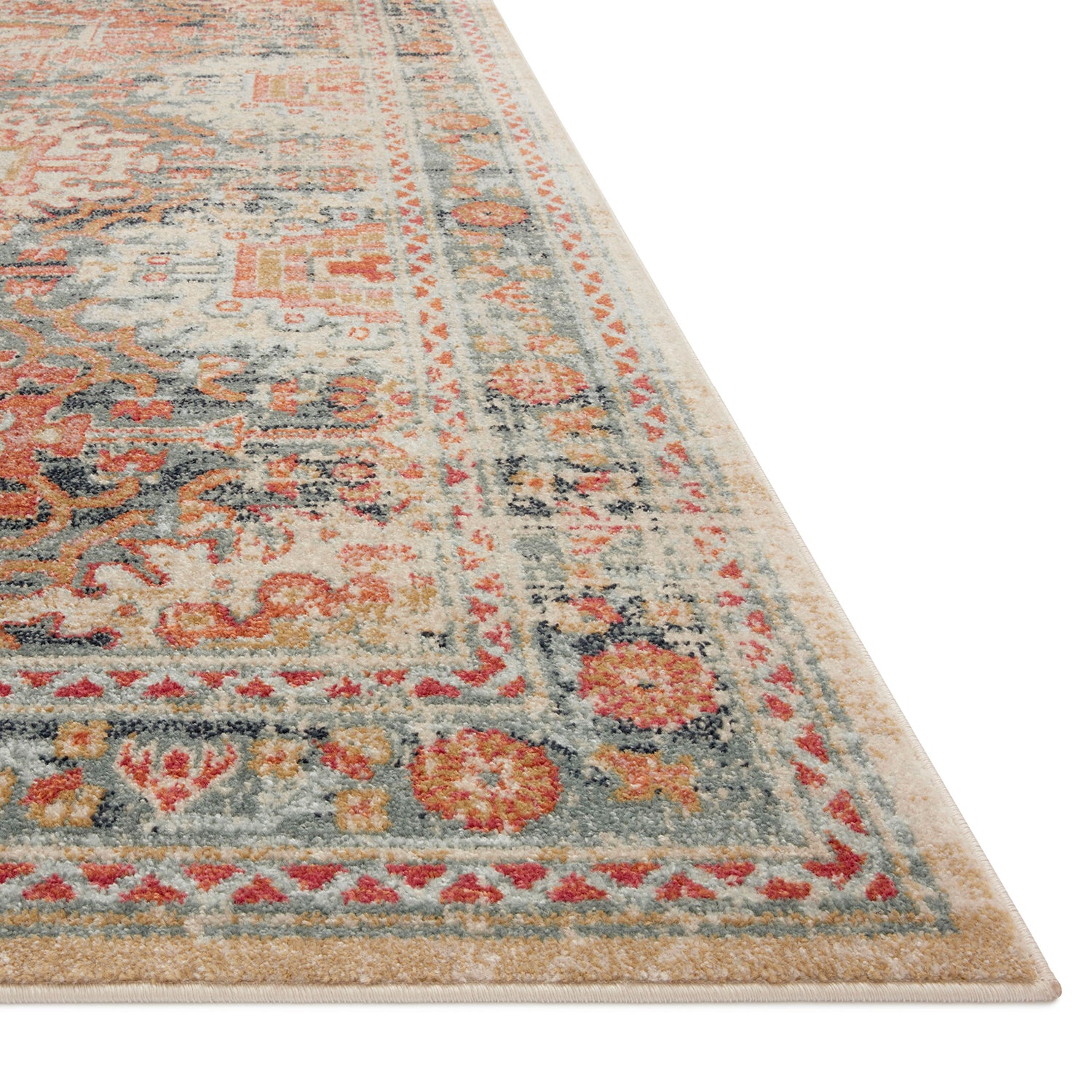 Loloi Jocelyn Mist/Multi Power Loomed Rug
