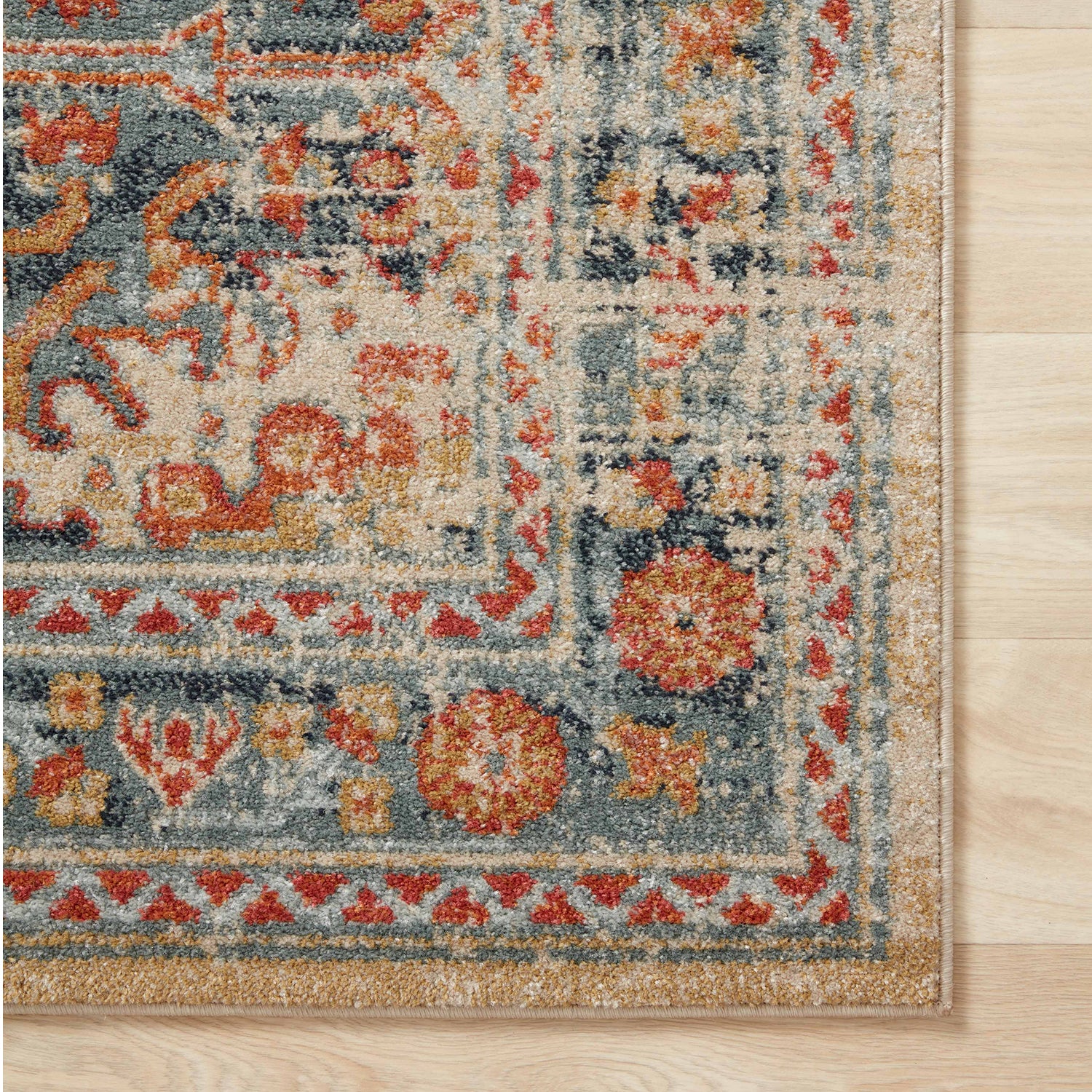 Loloi Jocelyn Mist/Multi Power Loomed Rug