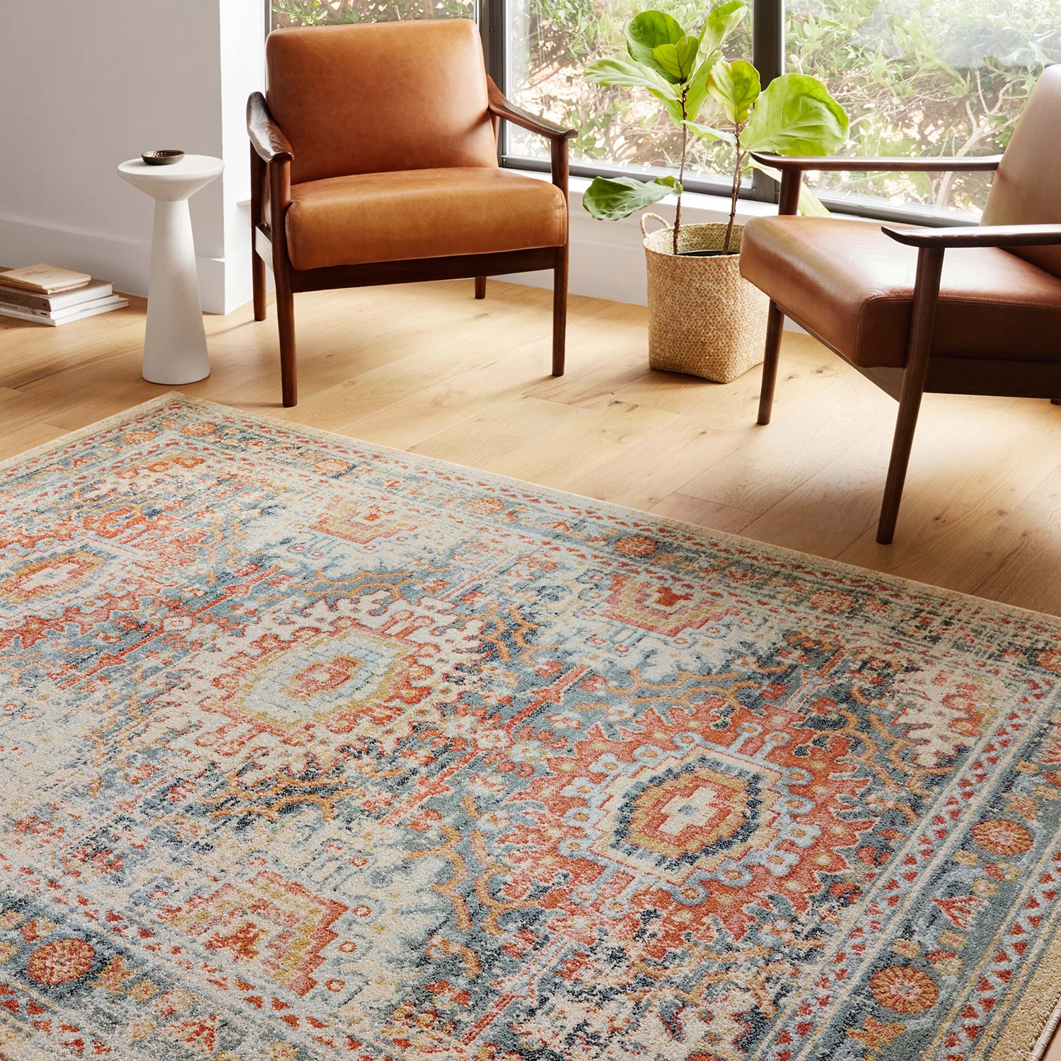Loloi Jocelyn Mist/Multi Power Loomed Rug