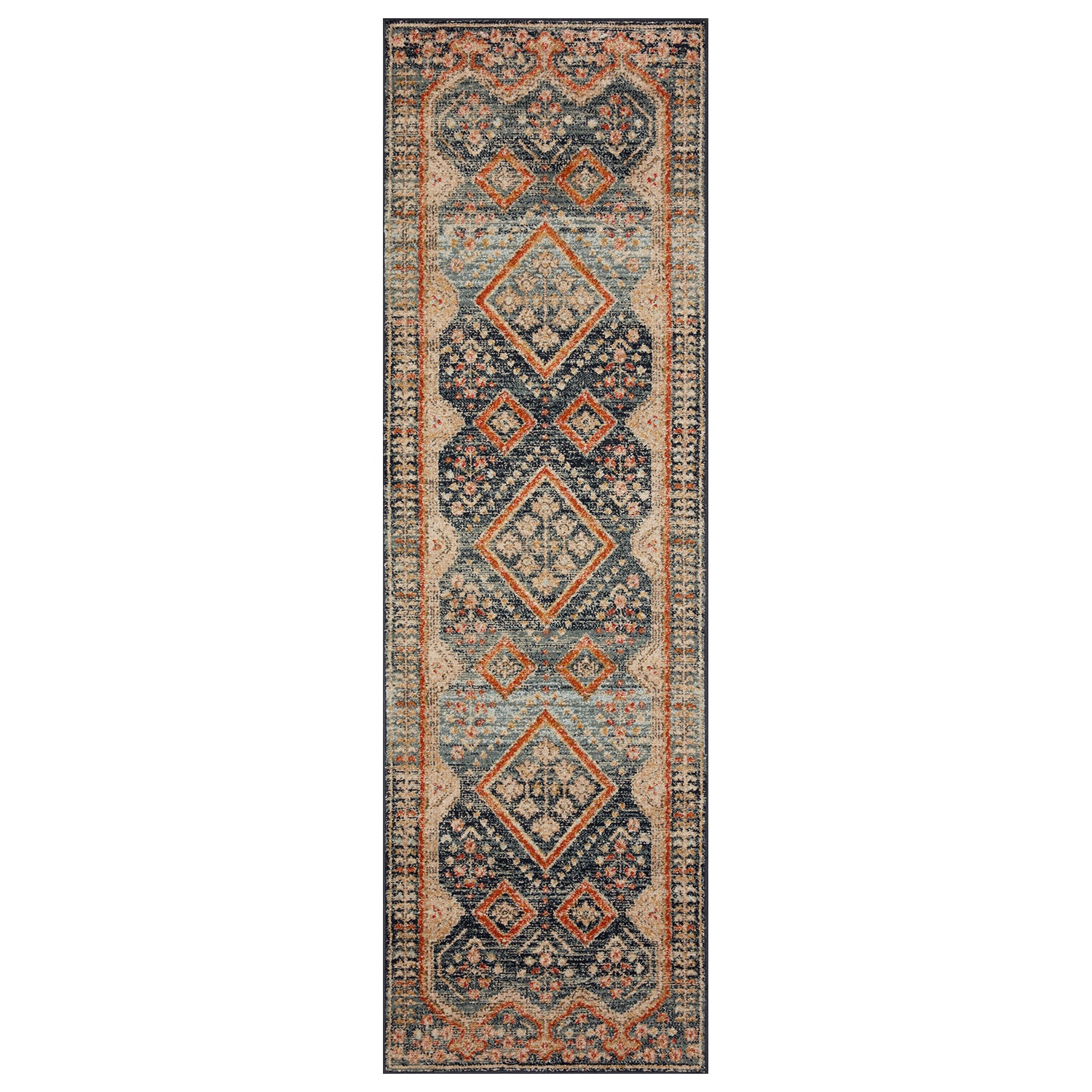 Loloi Jocelyn Navy/Multi Power Loomed Rug