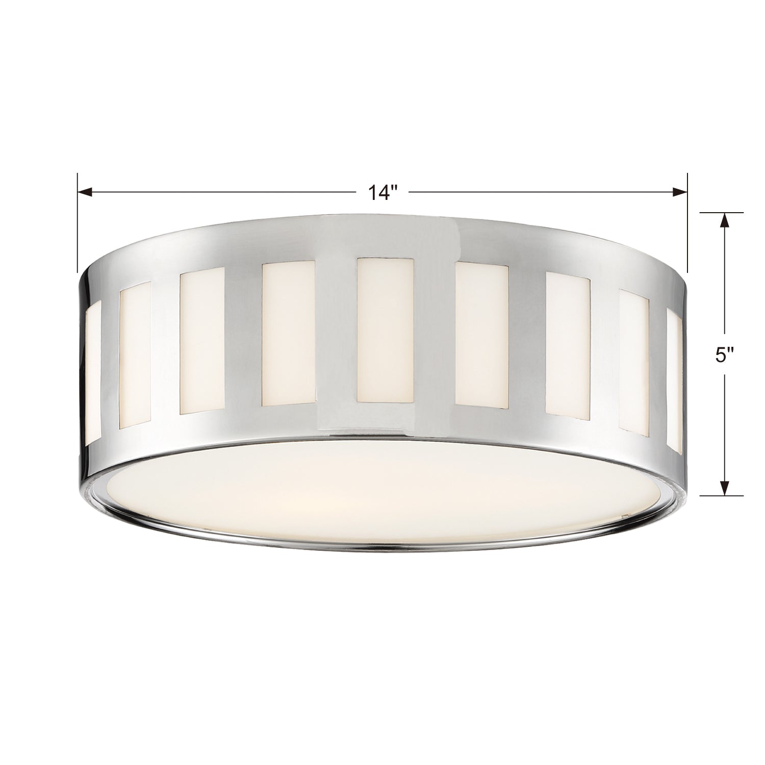 Crystorama Kendal 3-Light Flush Ceiling Mount