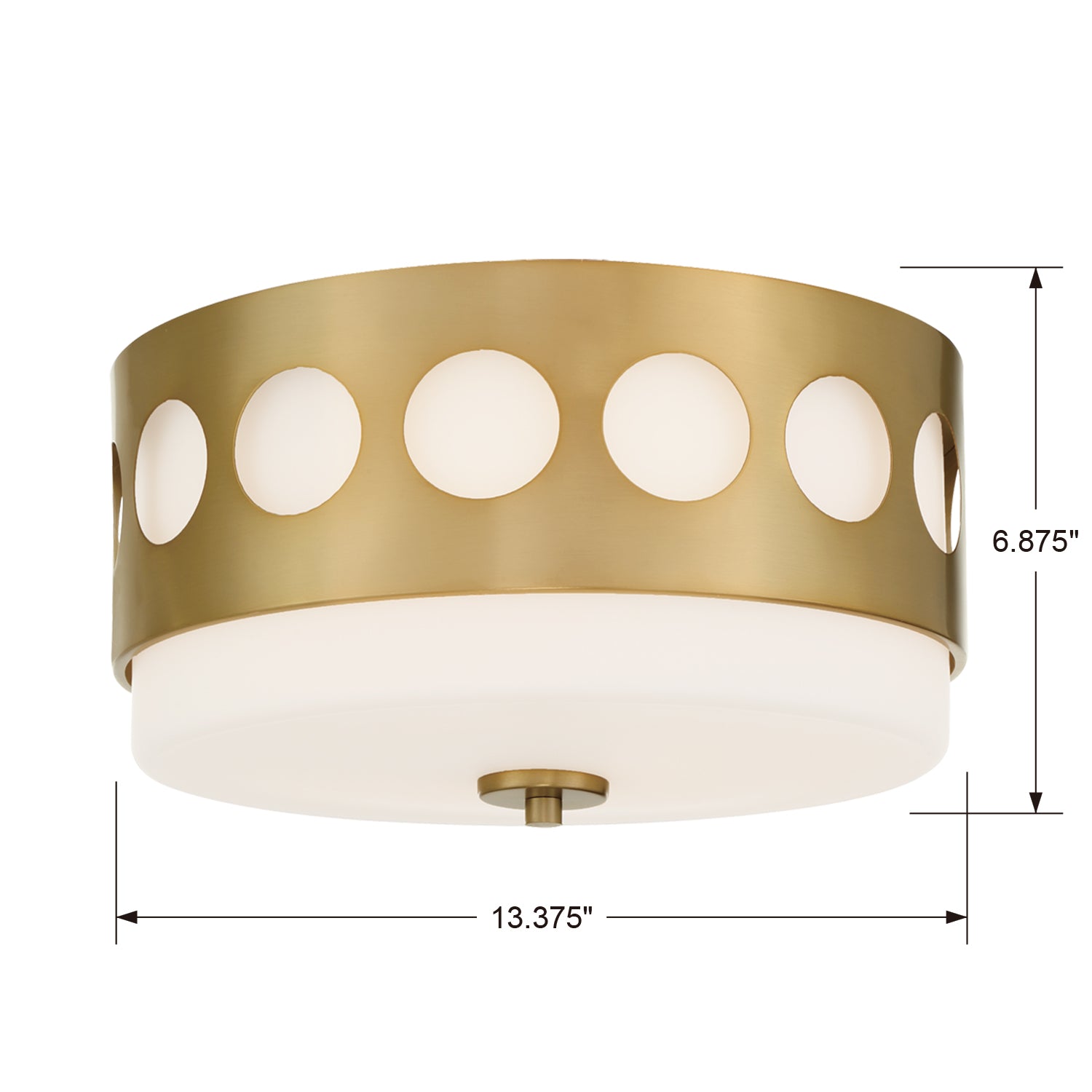 Crystorama Kirby Flush Ceiling Mount