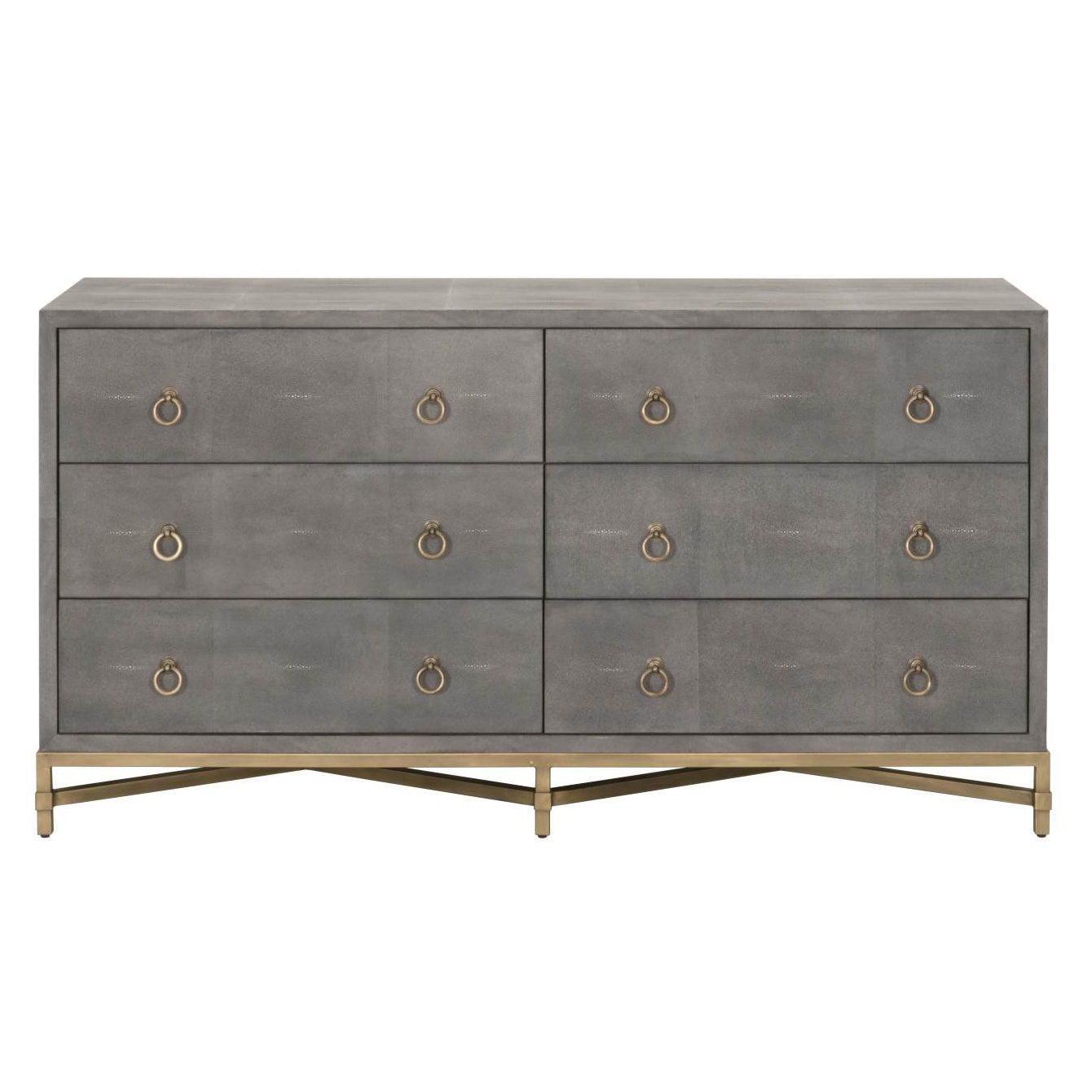 Strand Shagreen 6-Drawer Double Dresser