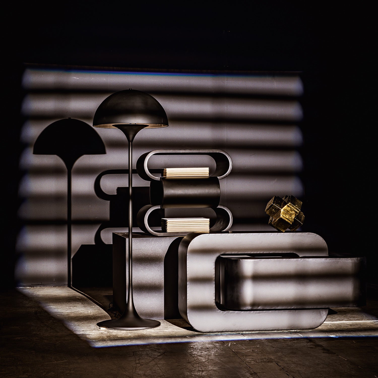 Noir Cataracta Floor Lamp