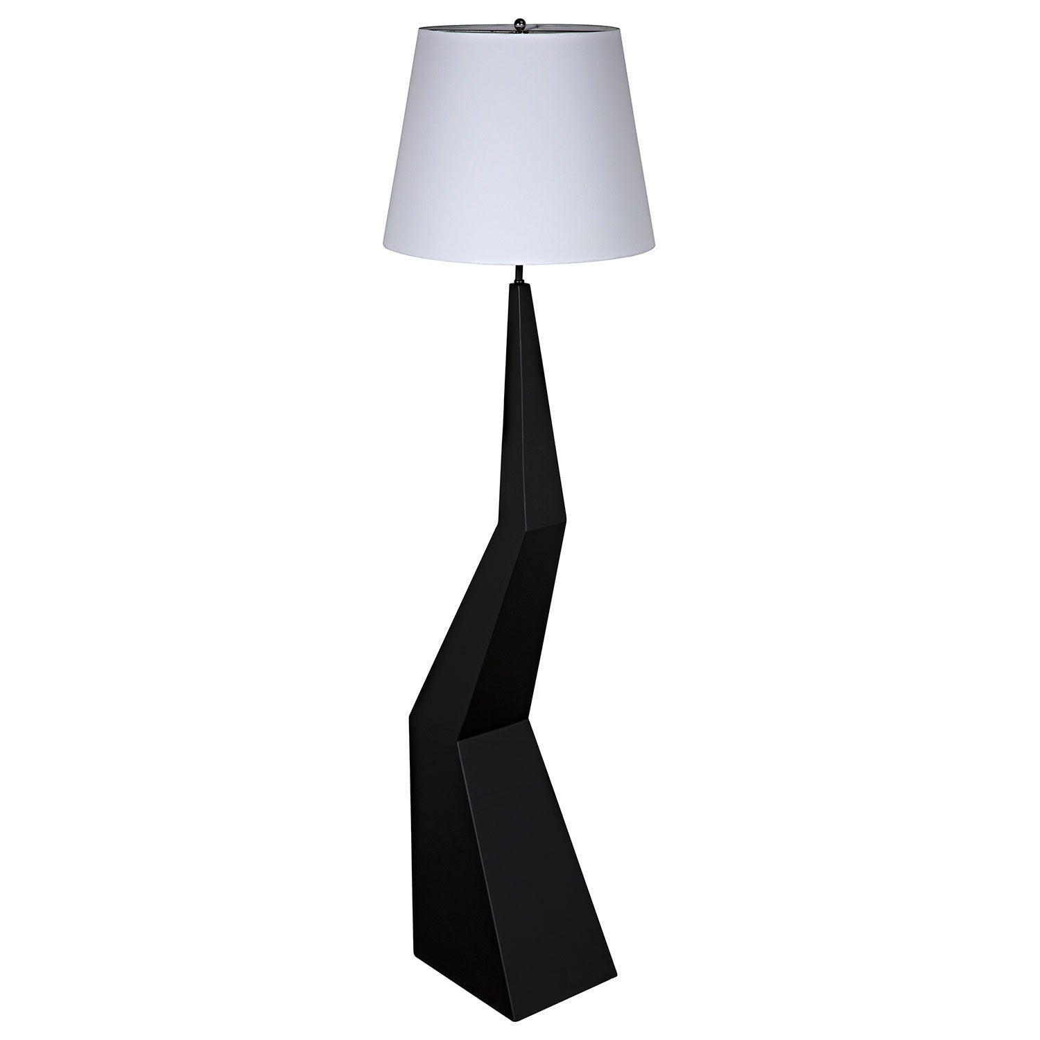 Noir Rhombus Floor Lamp With Shade