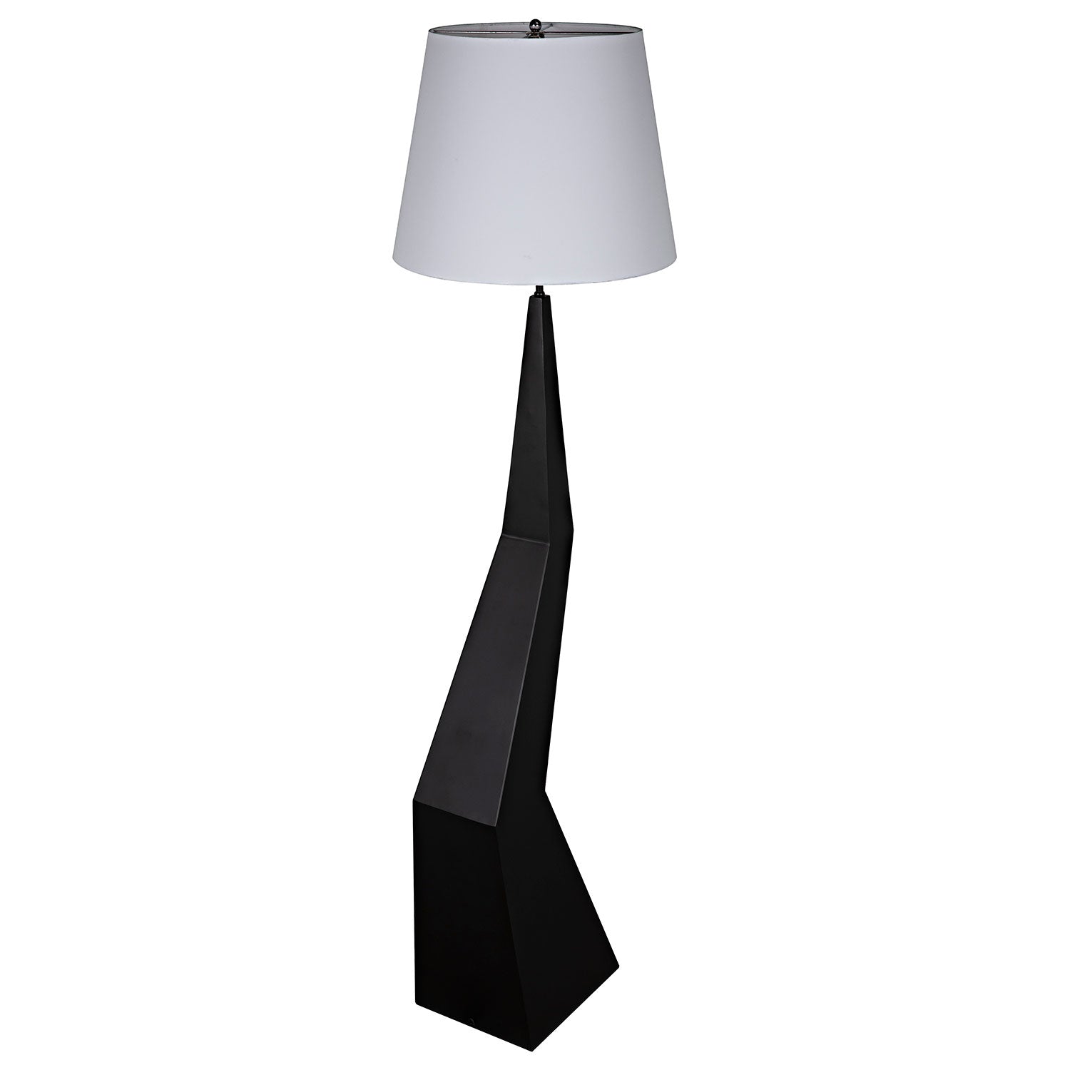 Noir Rhombus Floor Lamp With Shade